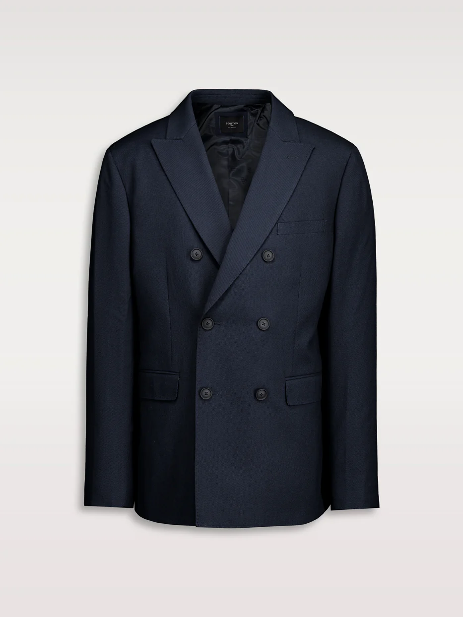 Americana traje cruzada slim fit falso liso - Image 6