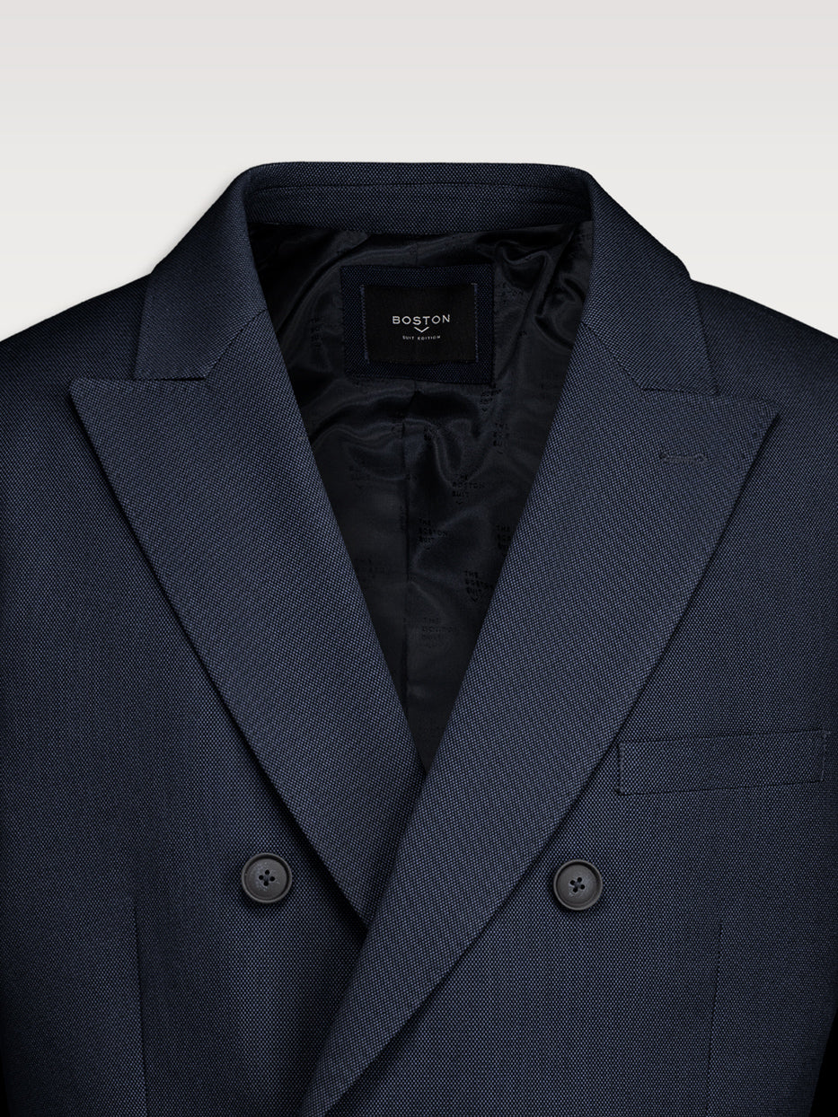 Americana traje cruzada slim fit falso liso - Image 7