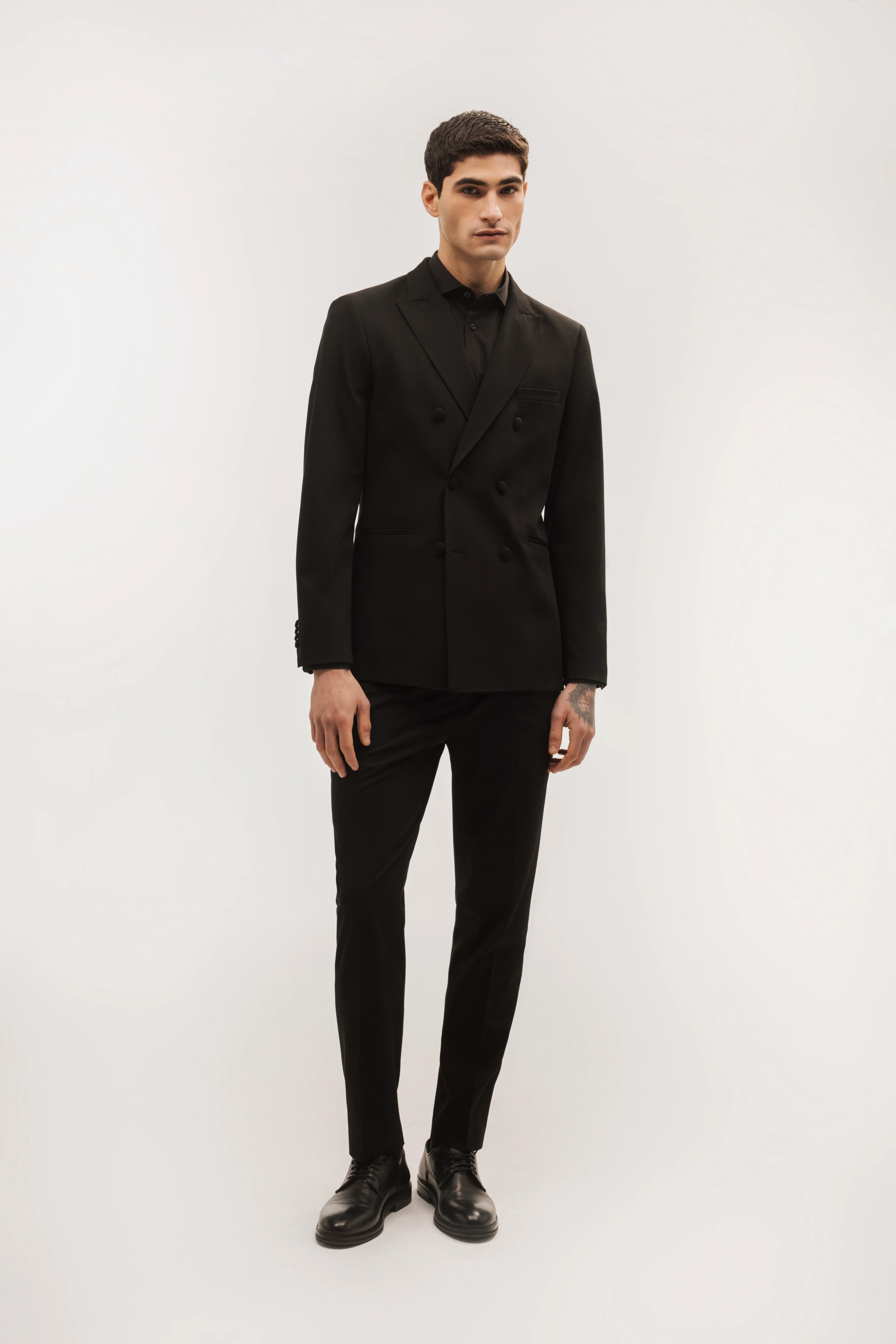 Americana traje cruzada slim fit gala - Image 9