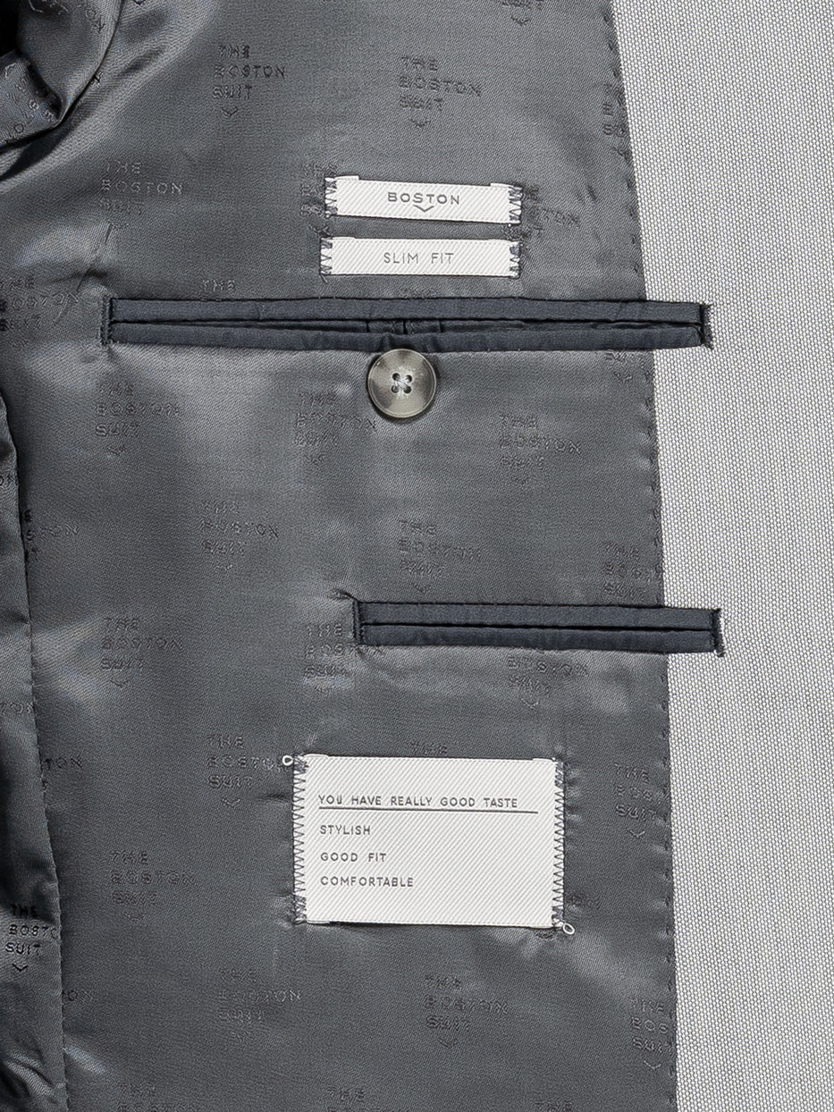 Americana traje slim fit falso liso - Image 4