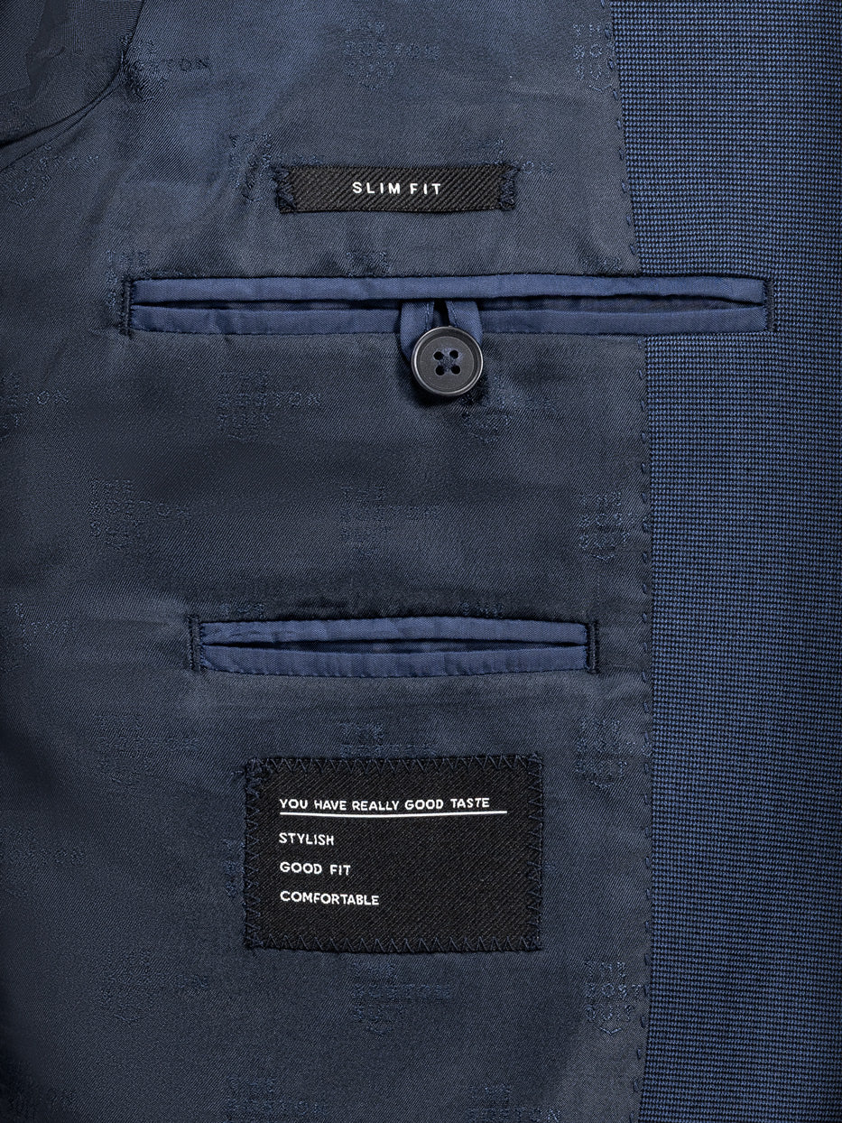 Americana traje slim fit falso liso - Image 8