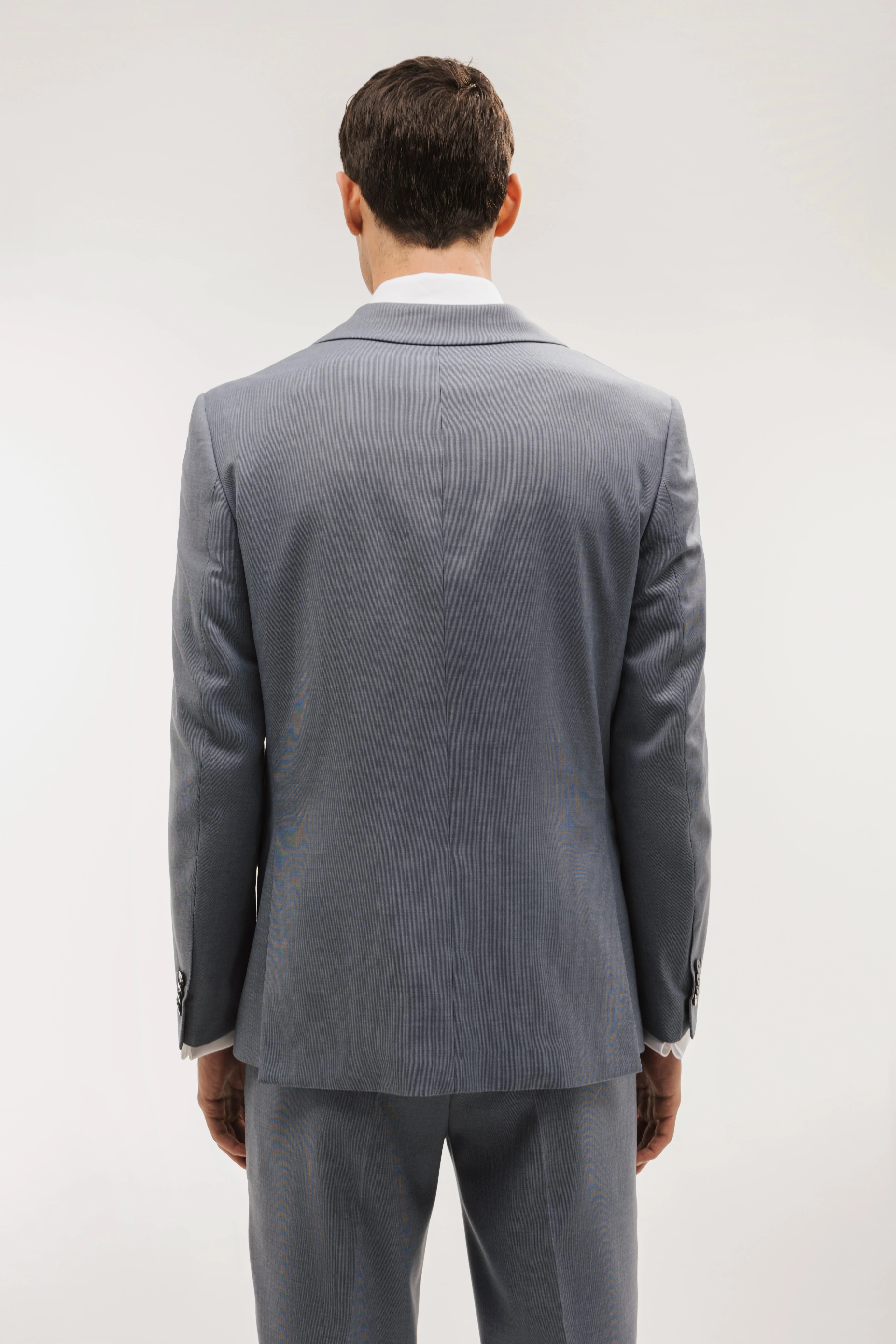 Americana traje slim fit falso liso - Image 4