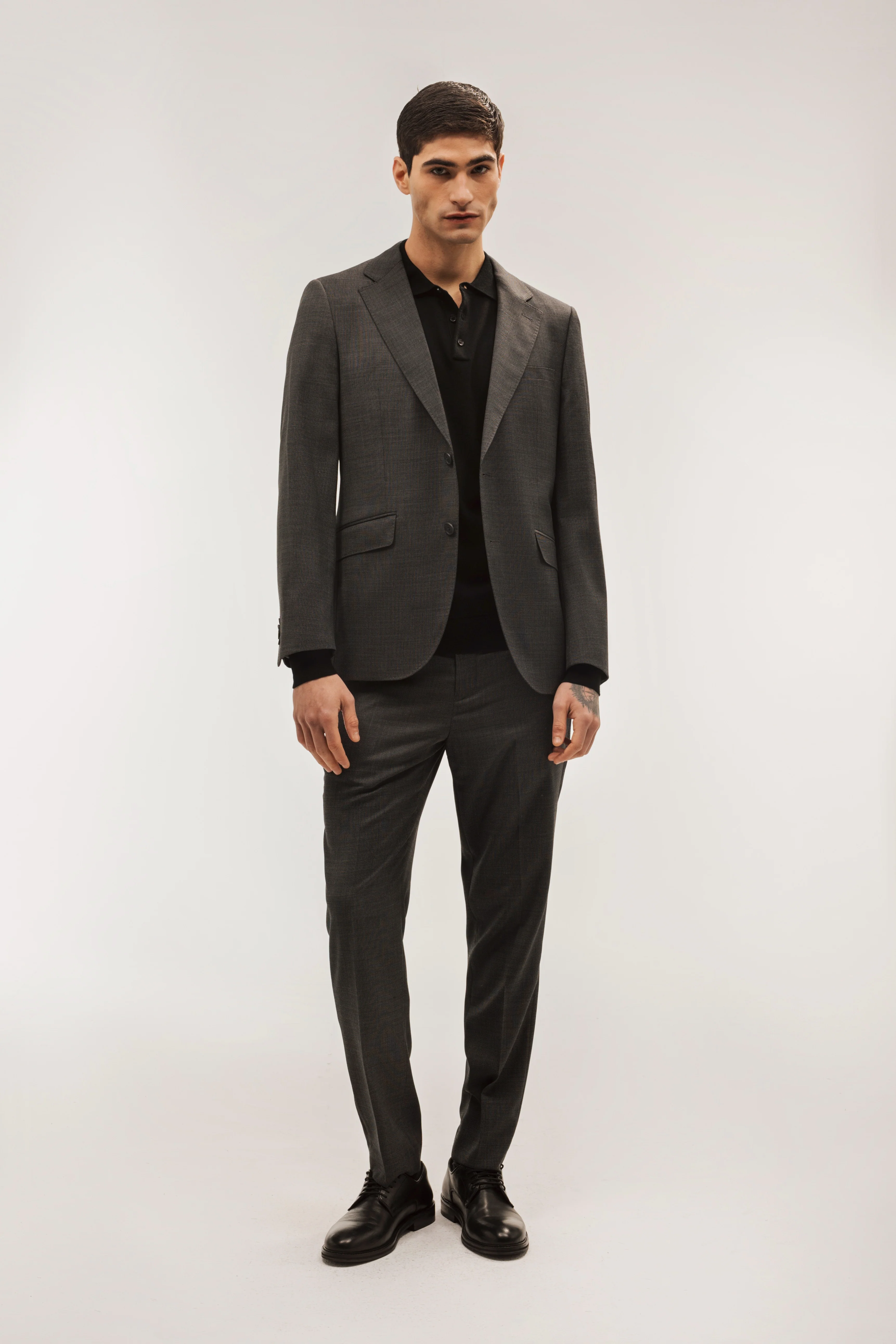 Americana traje lana slim fit falso liso - Image 8