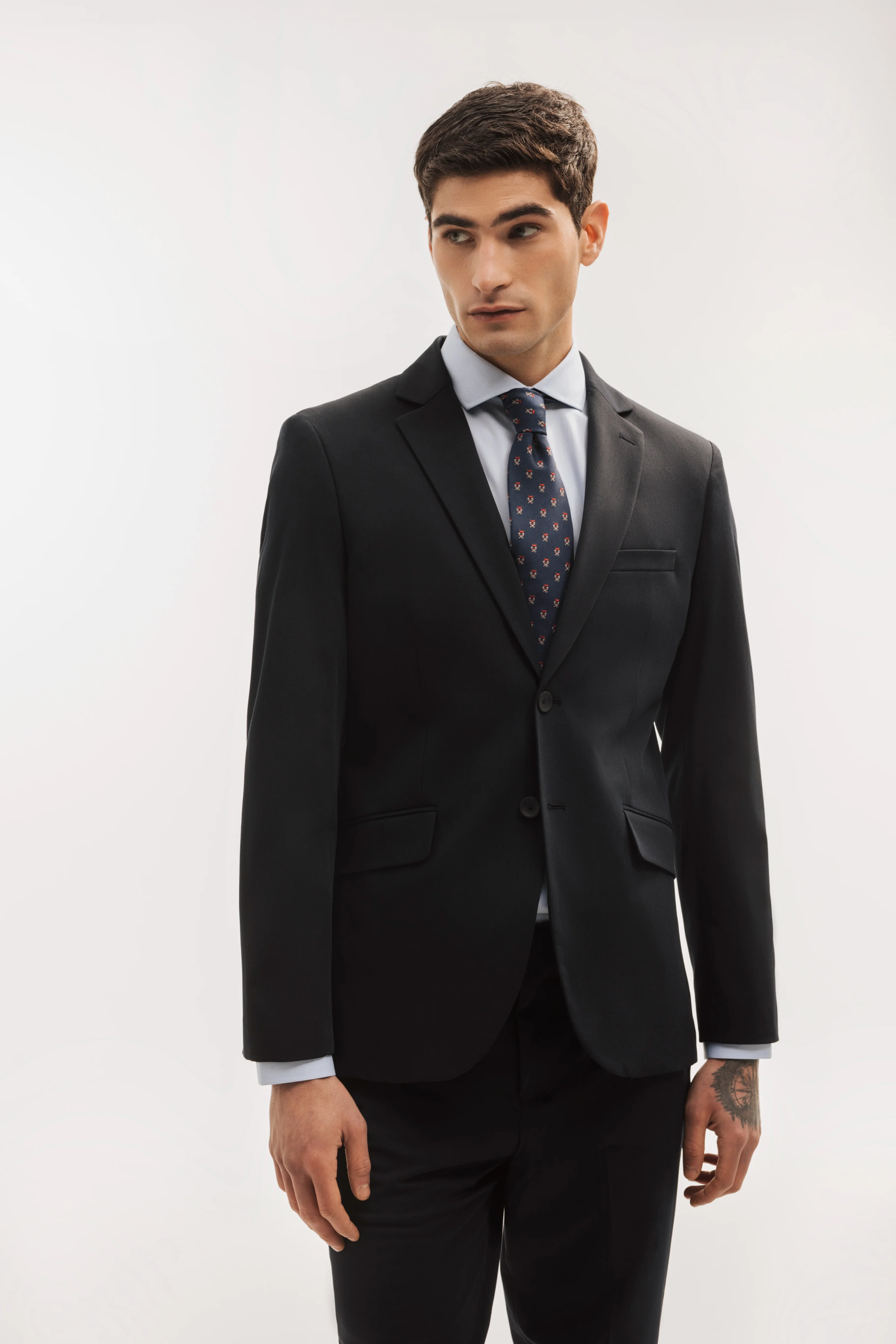 Americana traje slim fit liso - Image 6