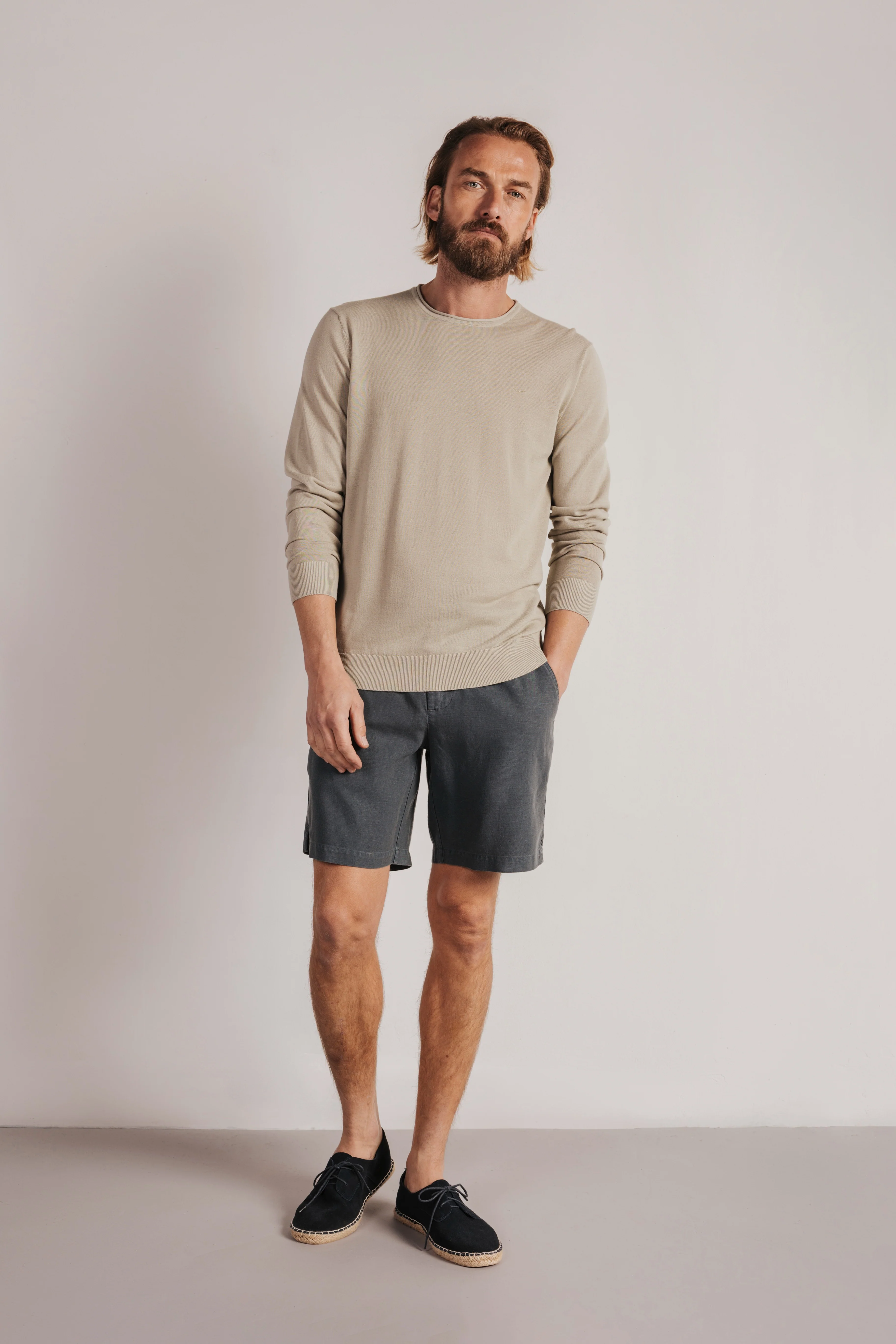 Bermuda lino jogger