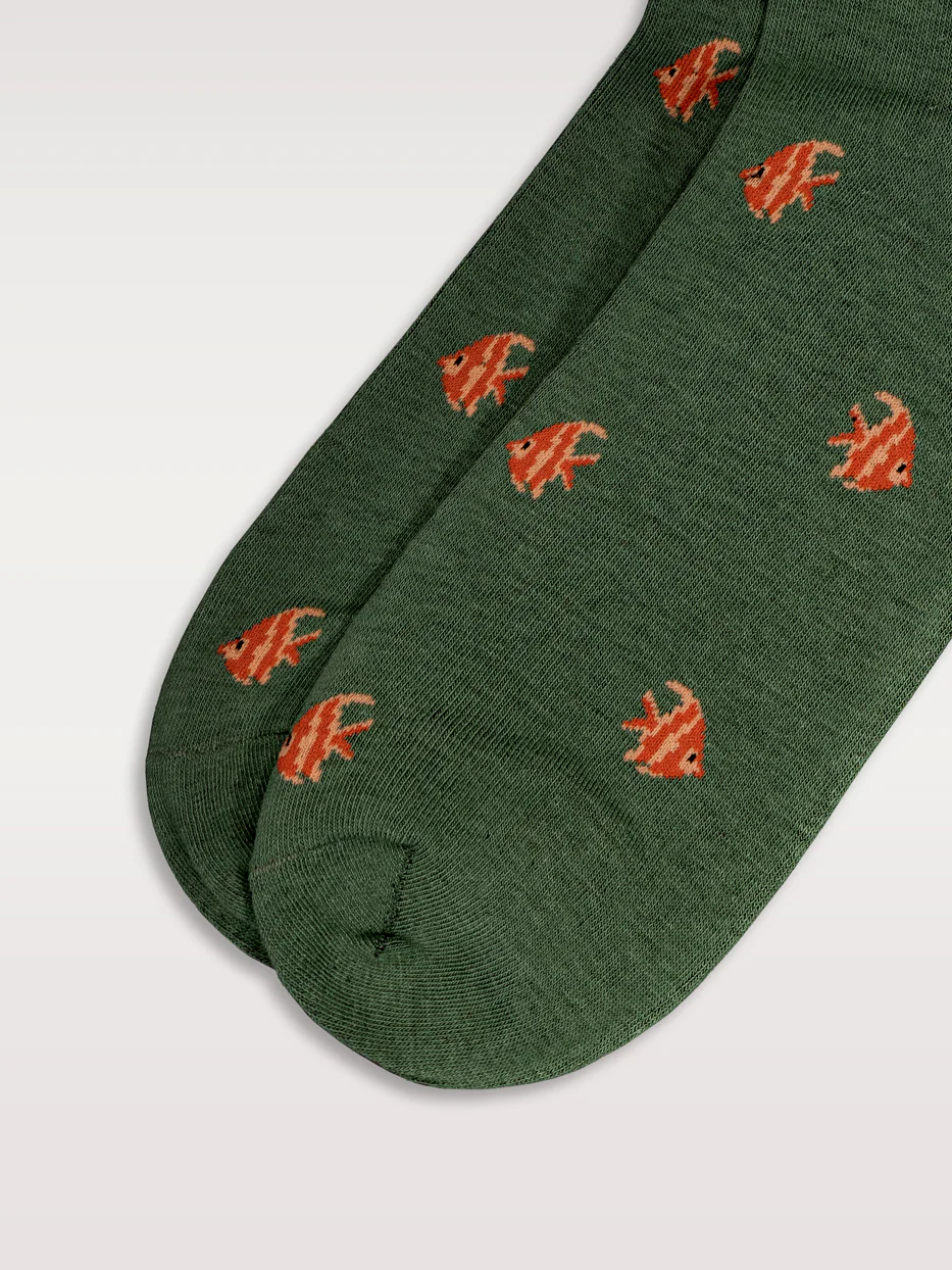 Calcetines estampados peces - Image 3