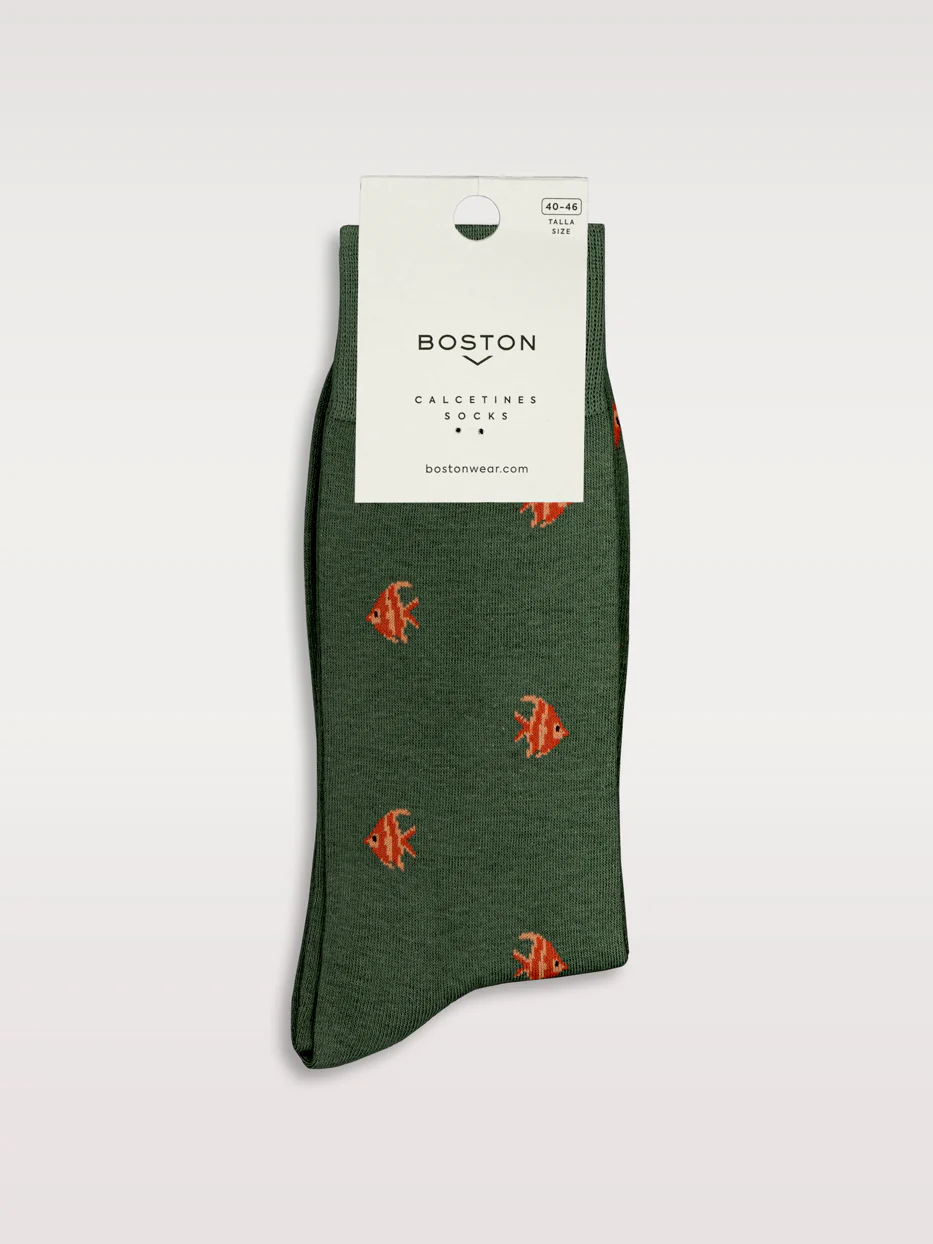 Calcetines estampados peces - Image 4