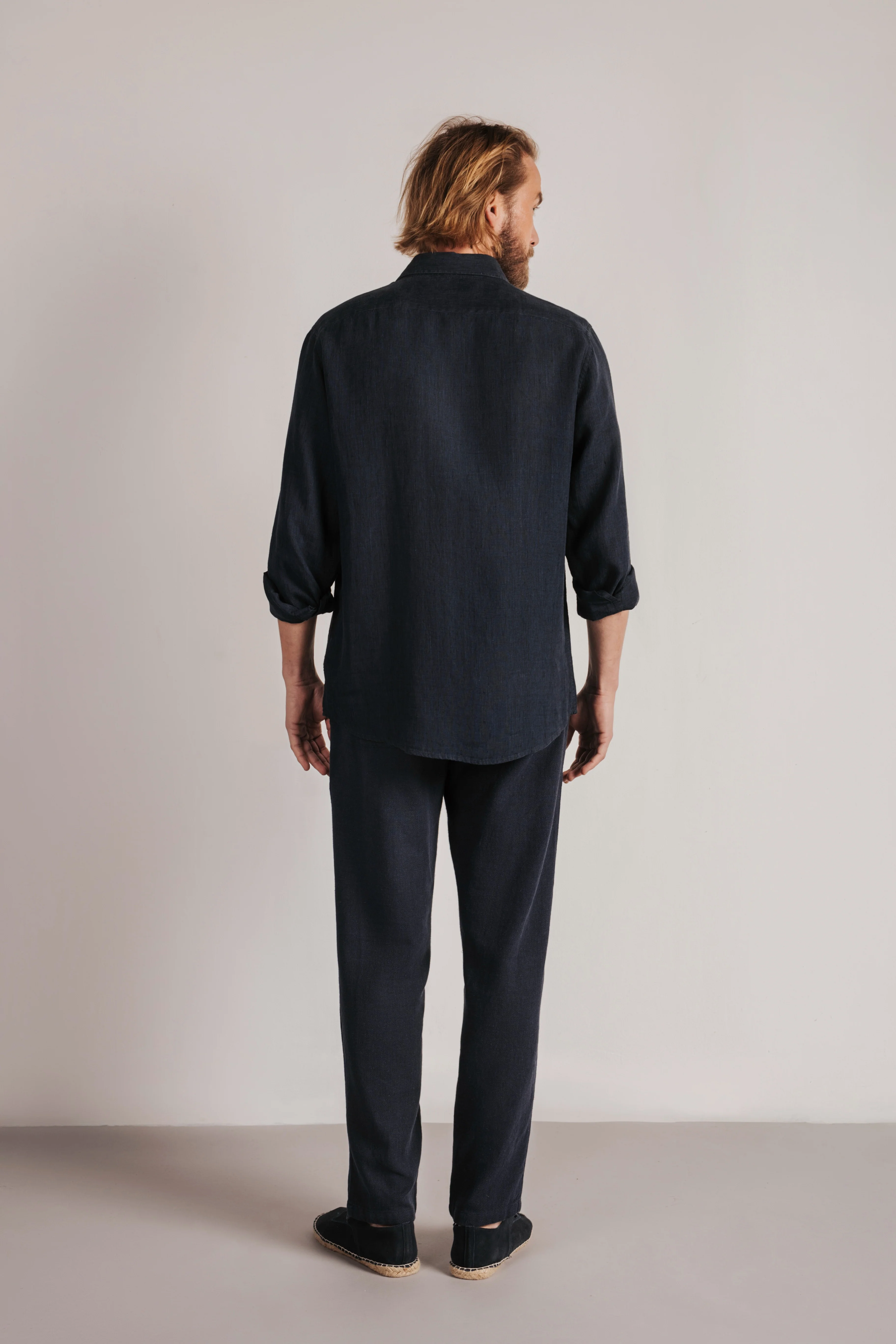 Camisa regular fit 100% lino - Image 4