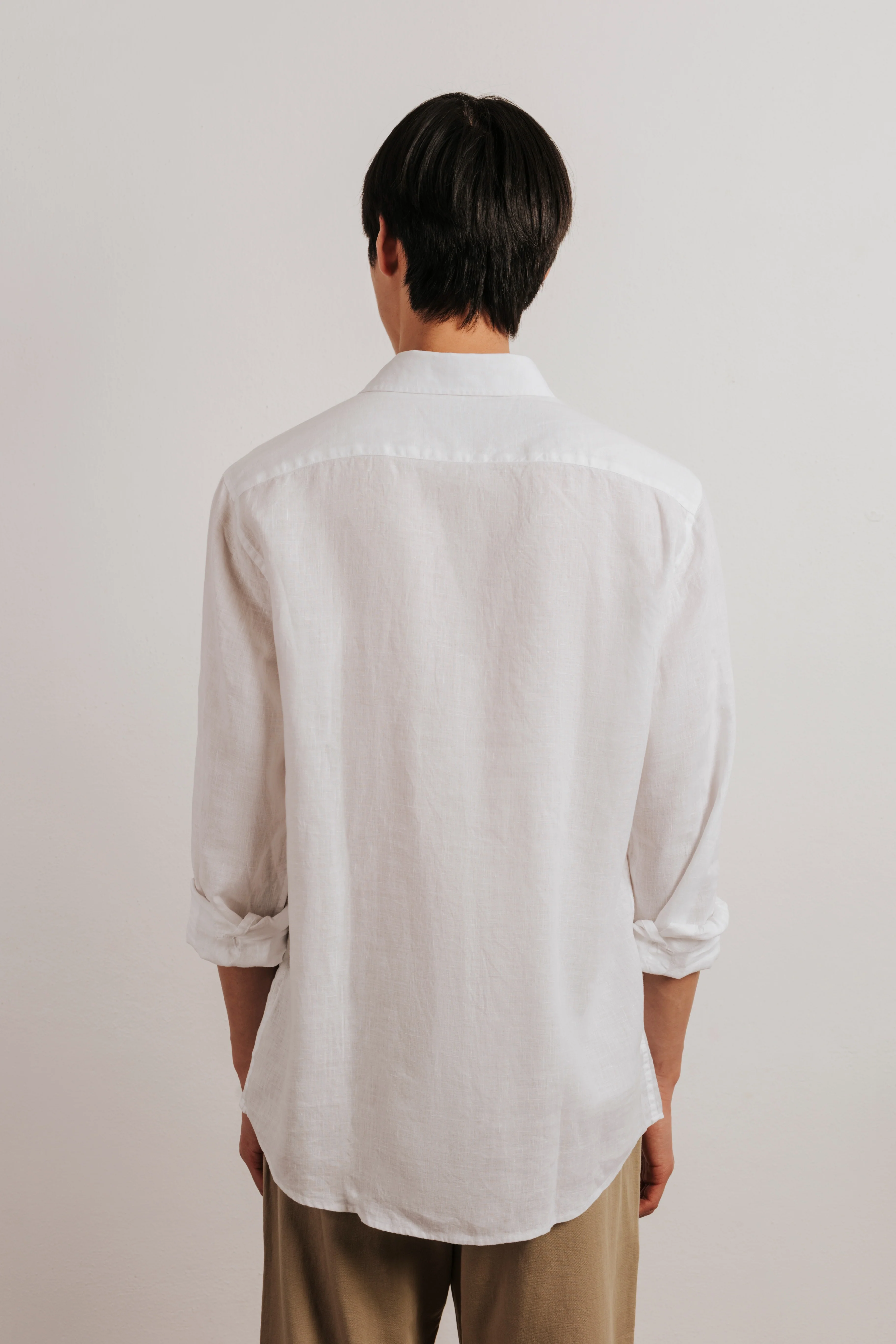 Camisa regular fit 100% lino - Image 3