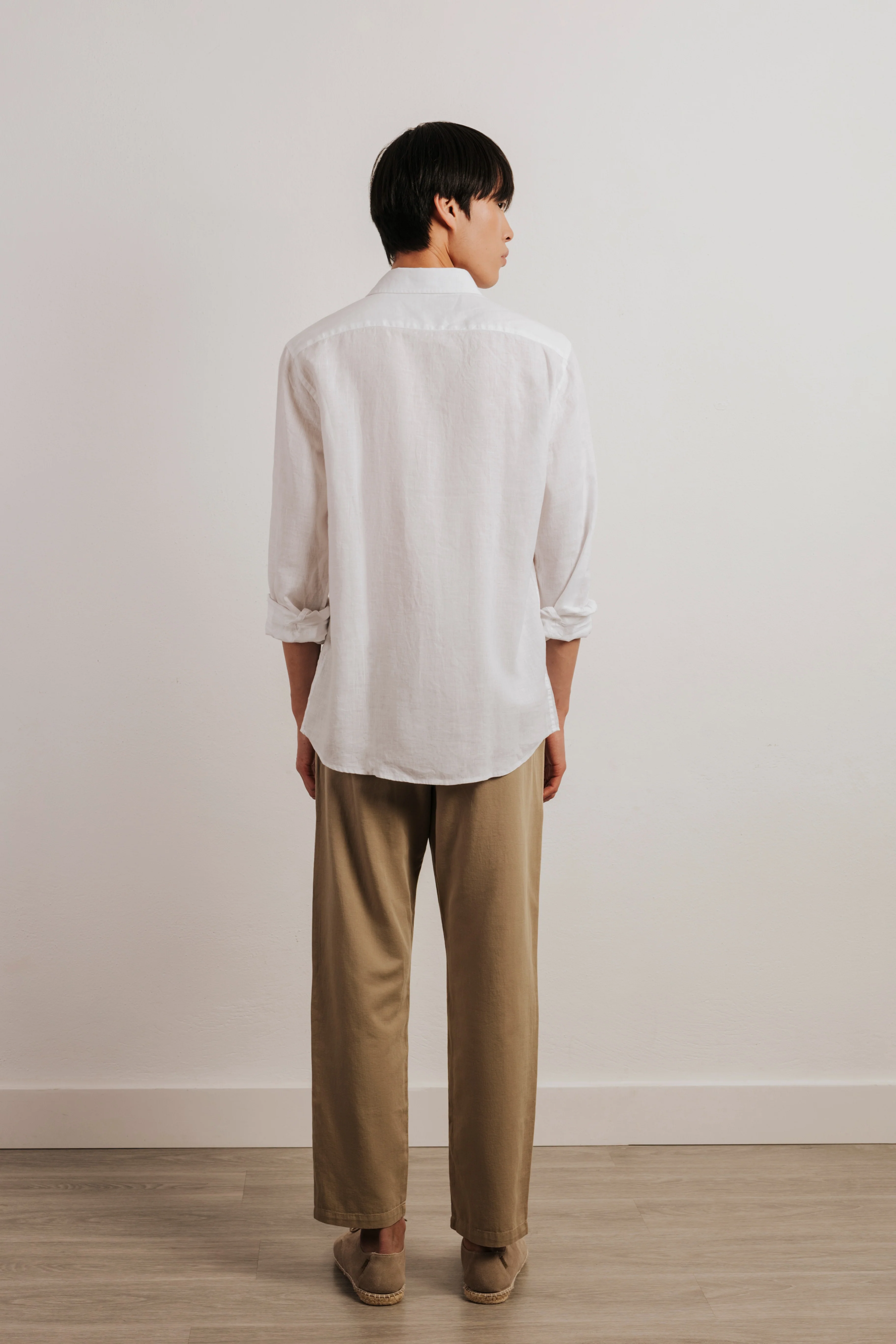 Camisa regular fit 100% lino - Image 5