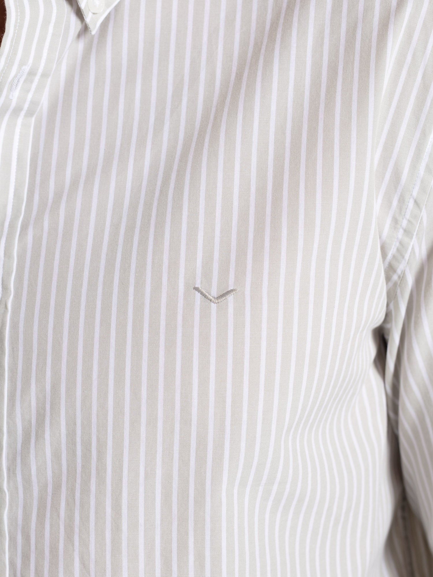Camisa algodón popelín rayas - Image 3