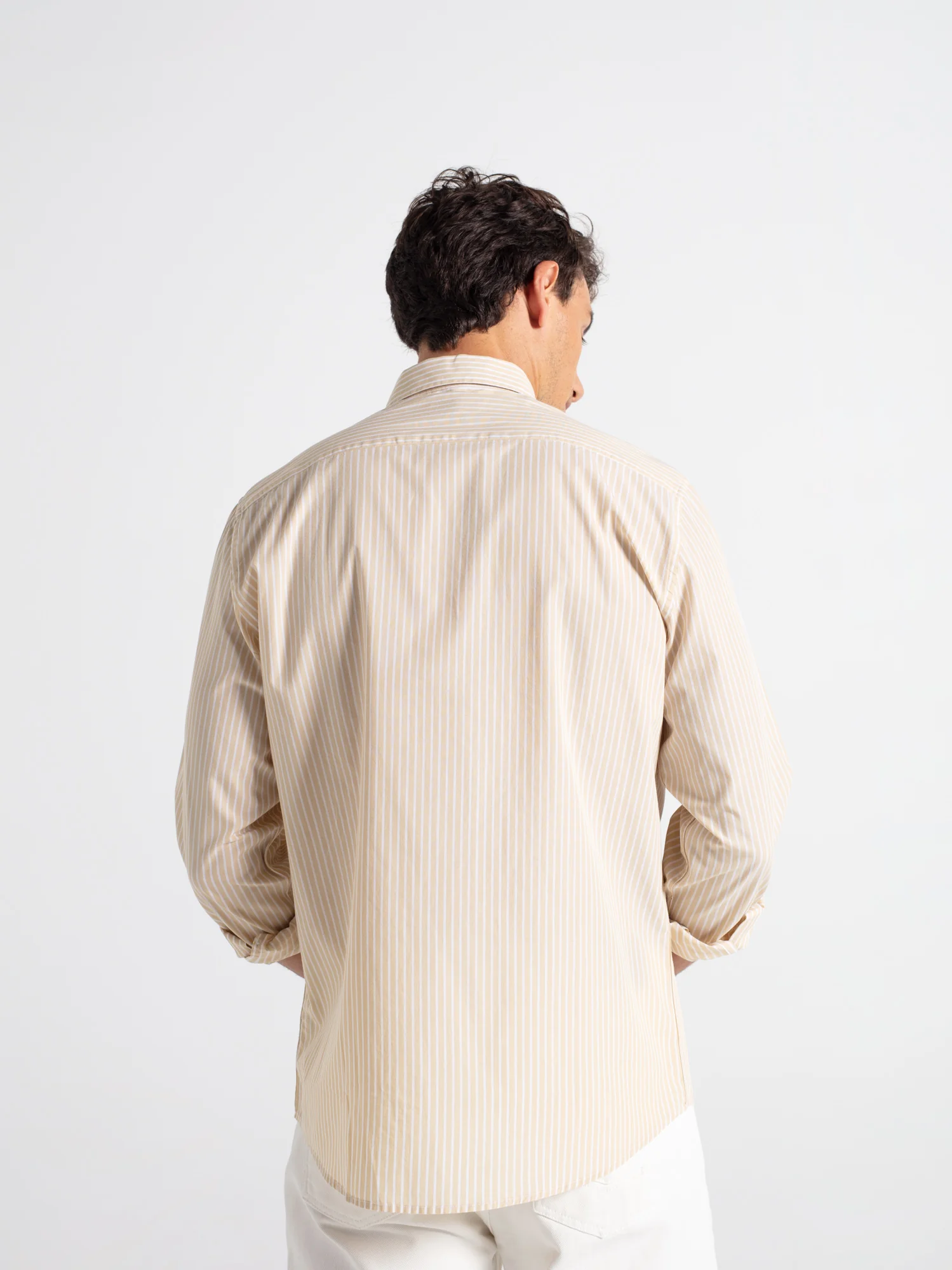 Camisa algodón popelín rayas - Image 4