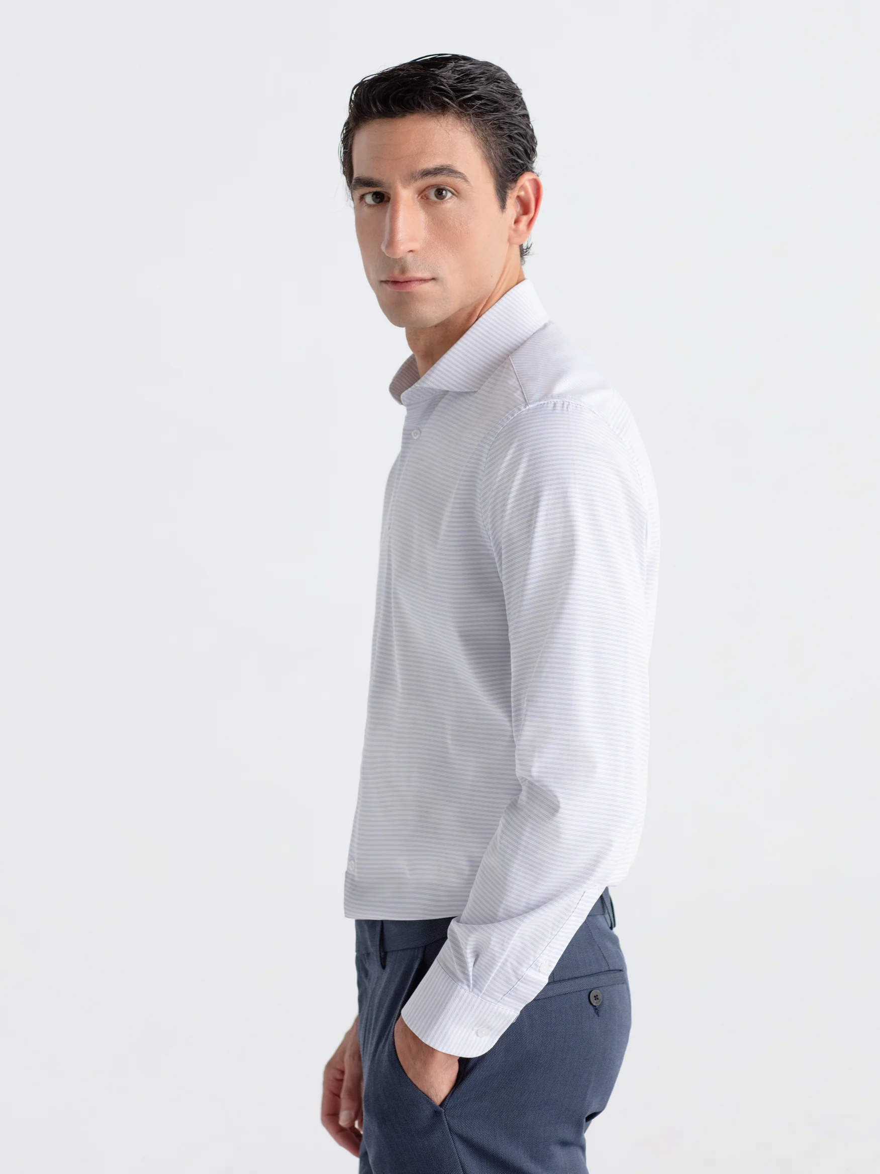 Camisa bambu rayas horizontal - Image 7