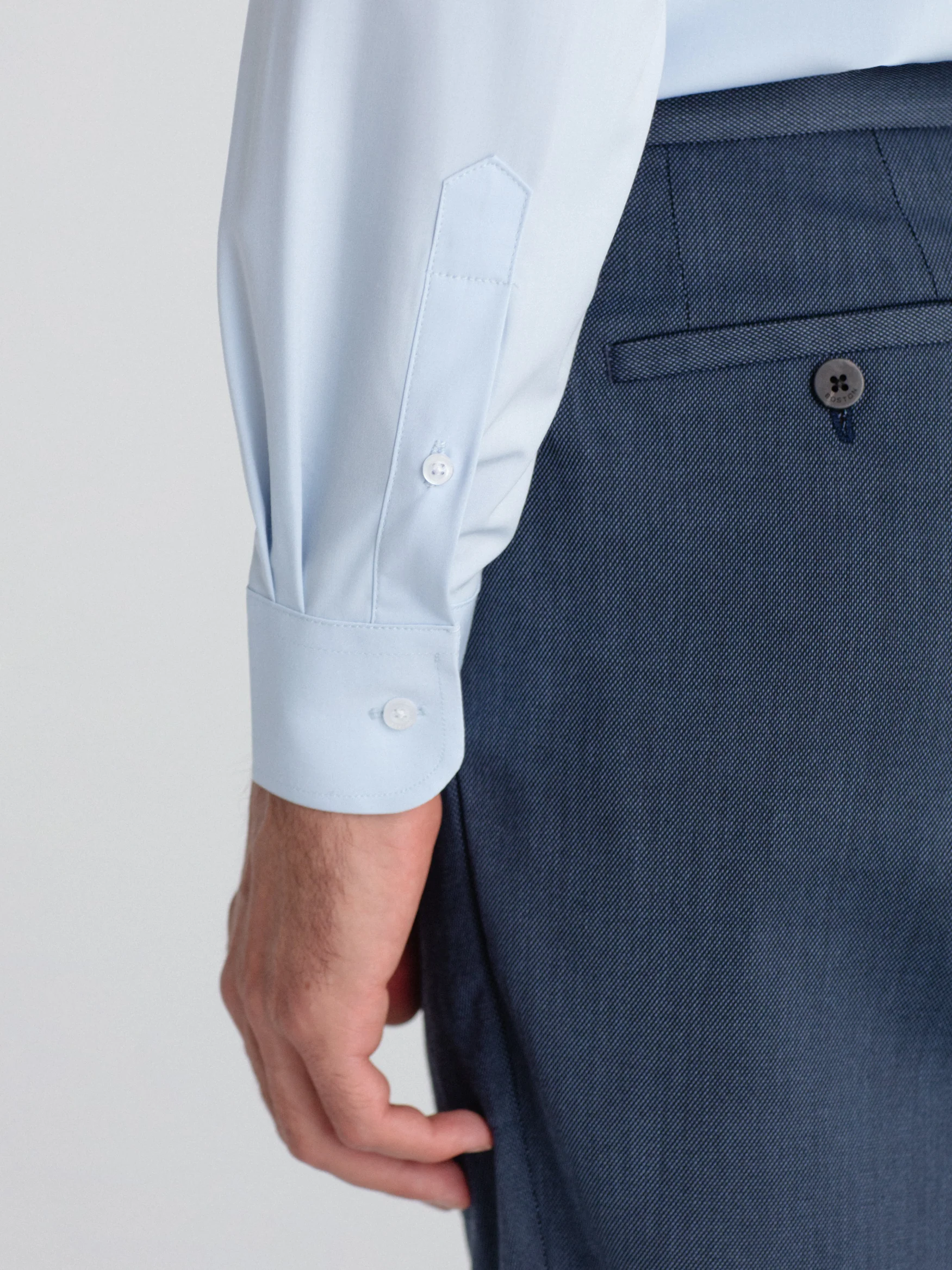 Camisa de vestir slim fit water repellent - Image 4