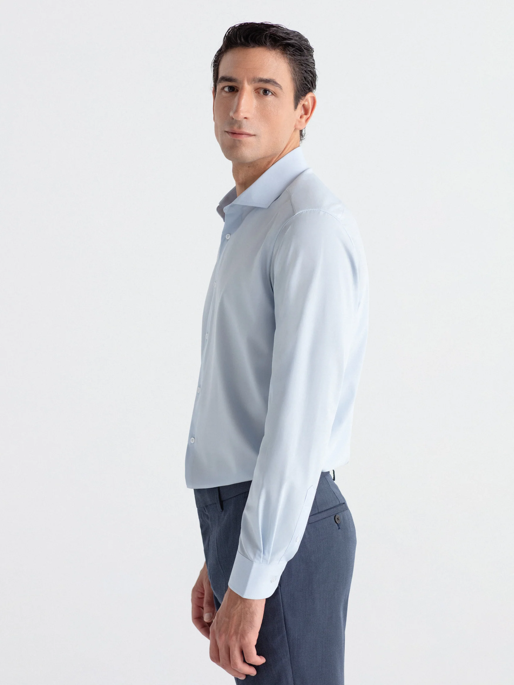 Camisa de vestir slim fit water repellent - Image 5