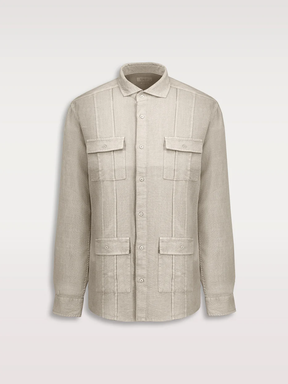 Camisa regular fit guayabera - Image 4