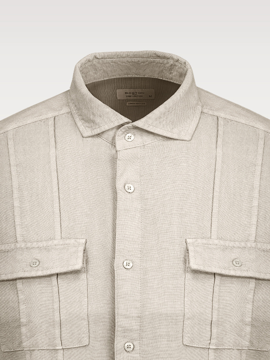 Camisa regular fit guayabera - Image 5