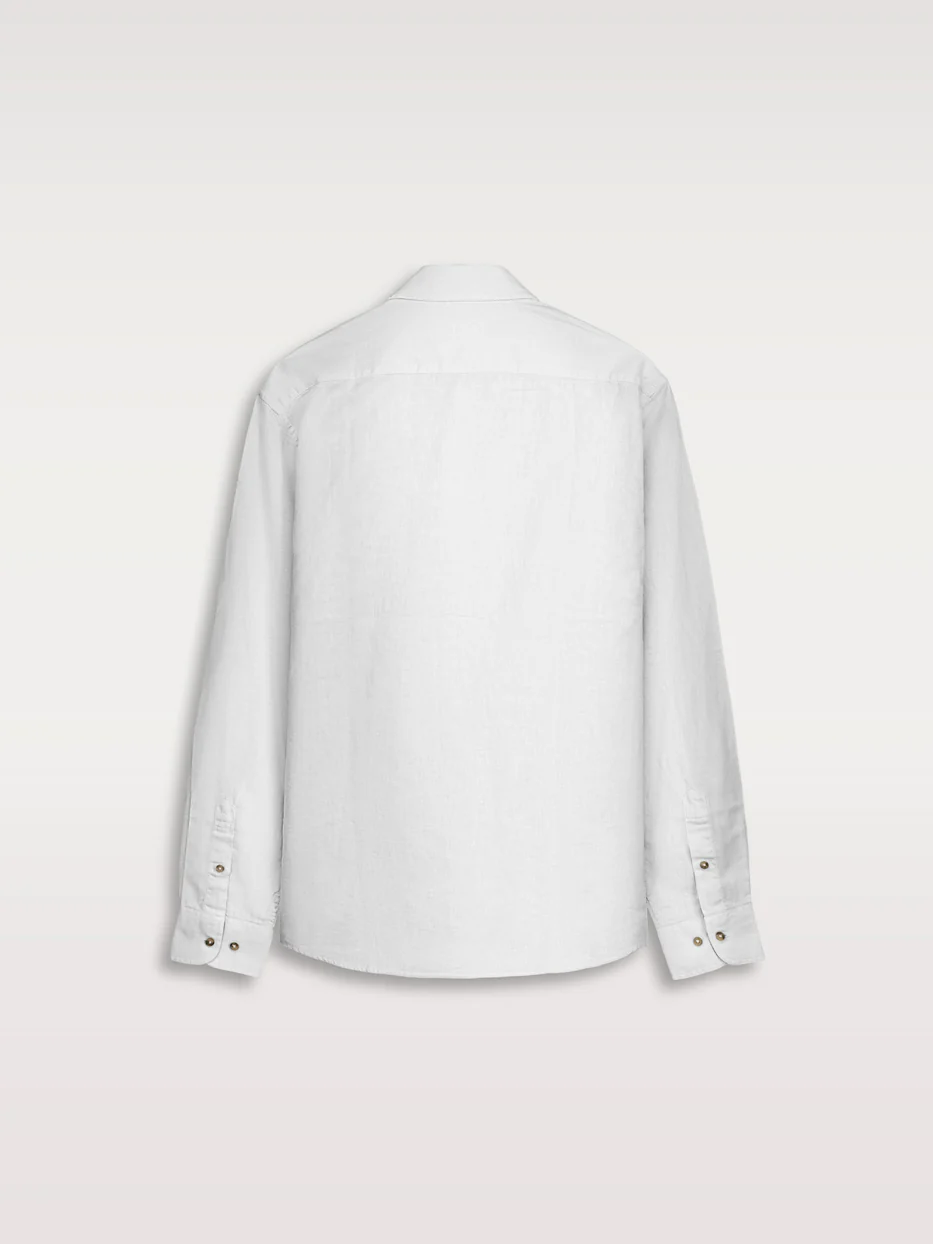 Camisa regular fit lino - Image 4