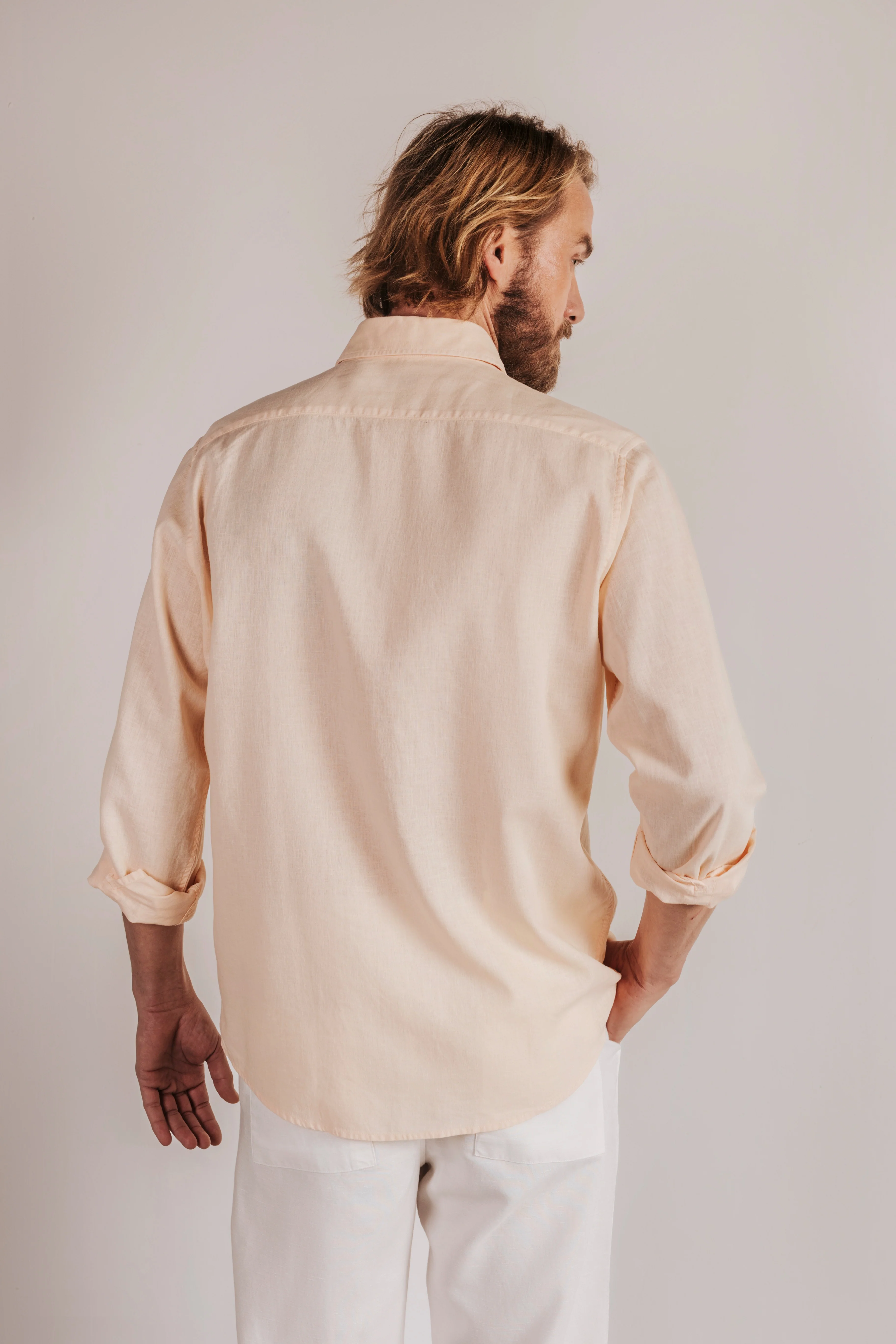 Camisa regular fit lino - Image 2