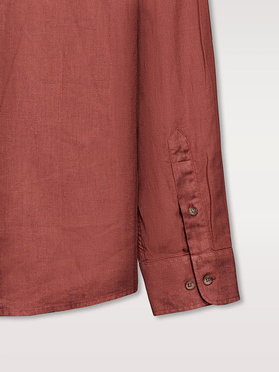 Camisa regular fit lino - Image 3