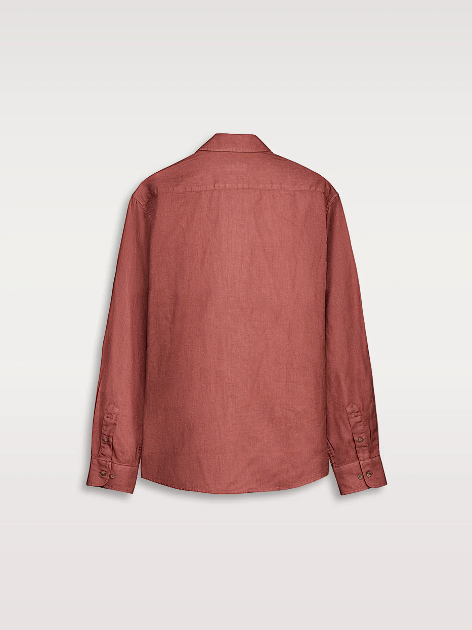 Camisa regular fit lino - Image 4