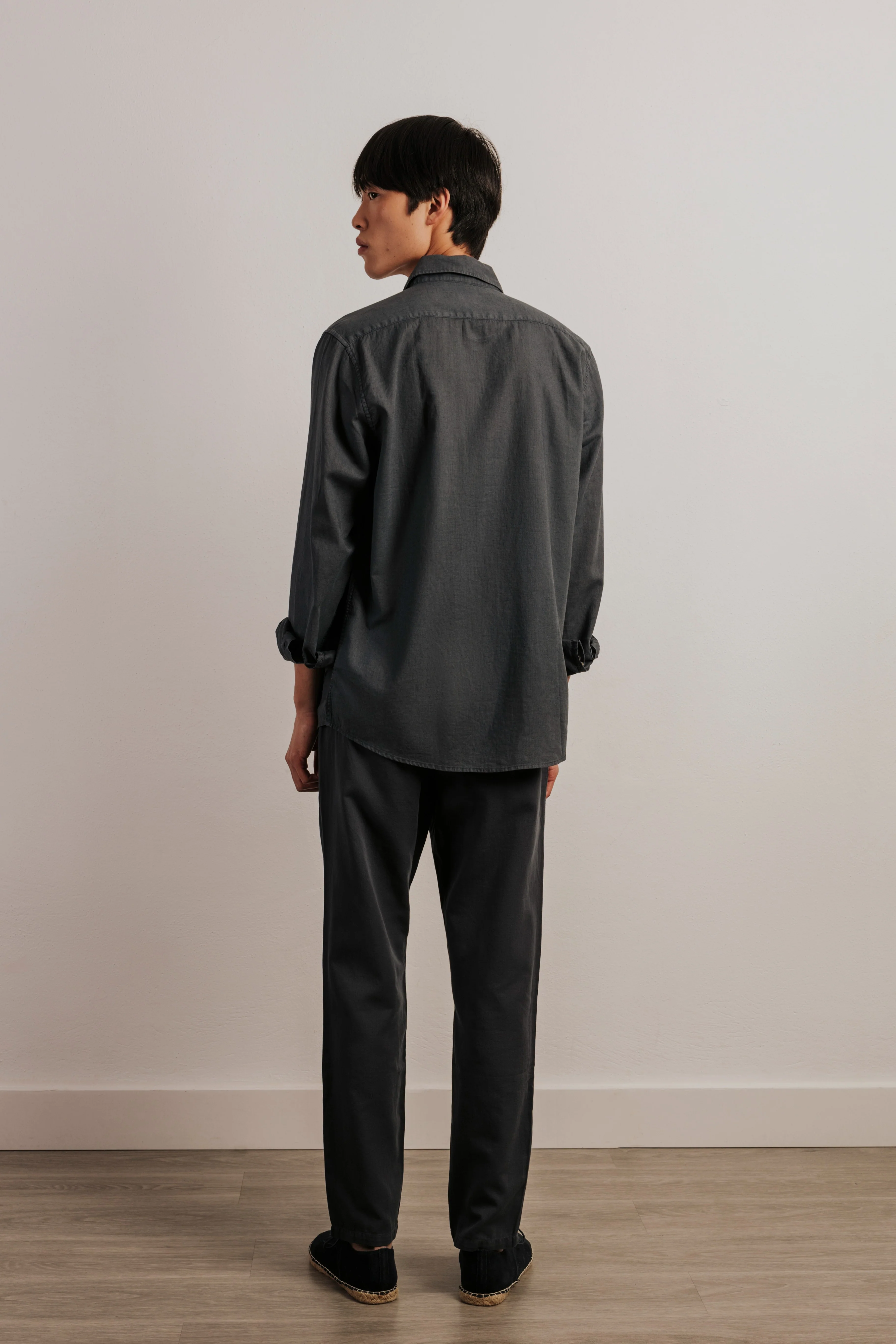 Camisa regular fit lino - Image 6