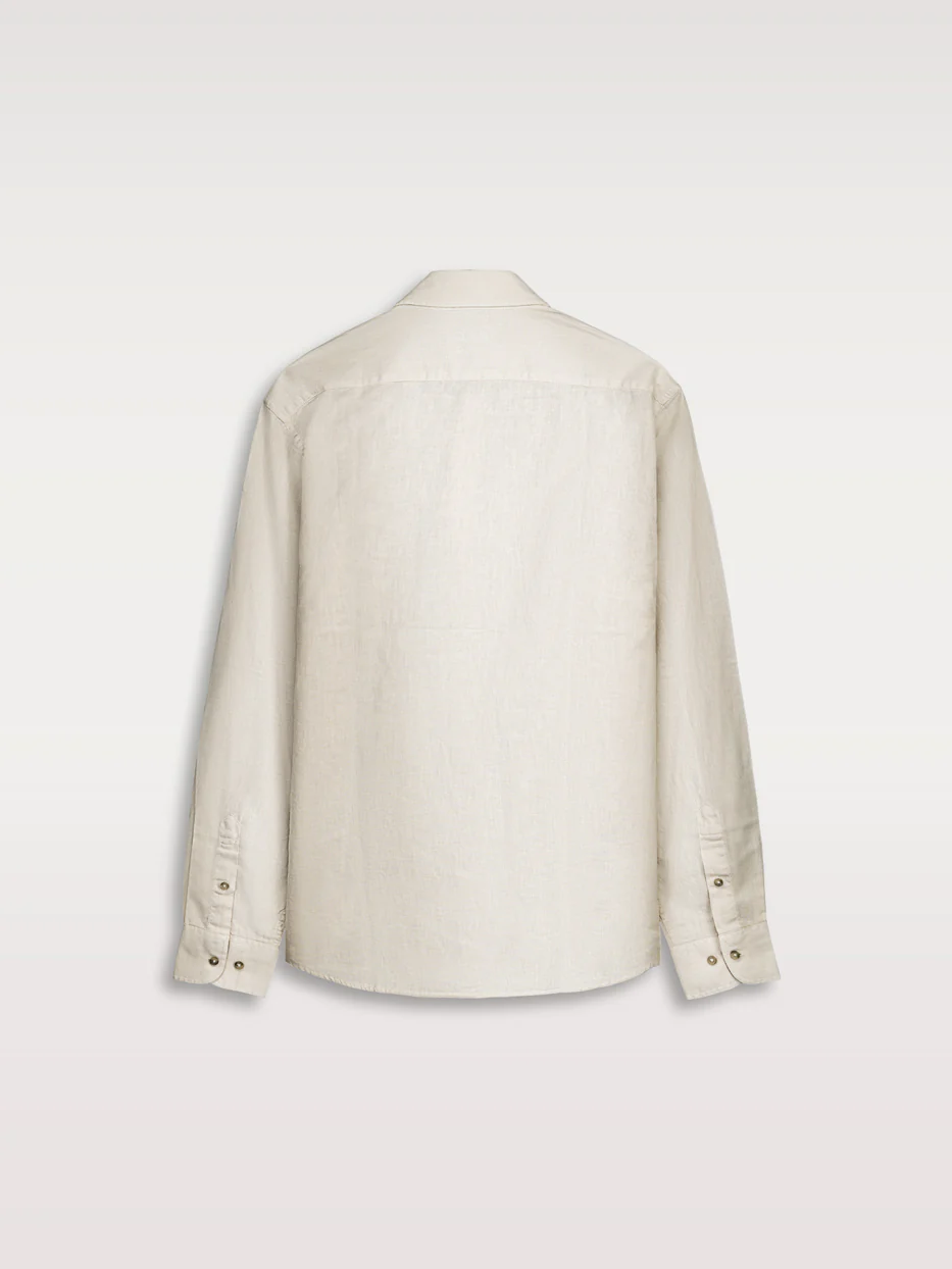 Camisa regular fit lino - Image 4