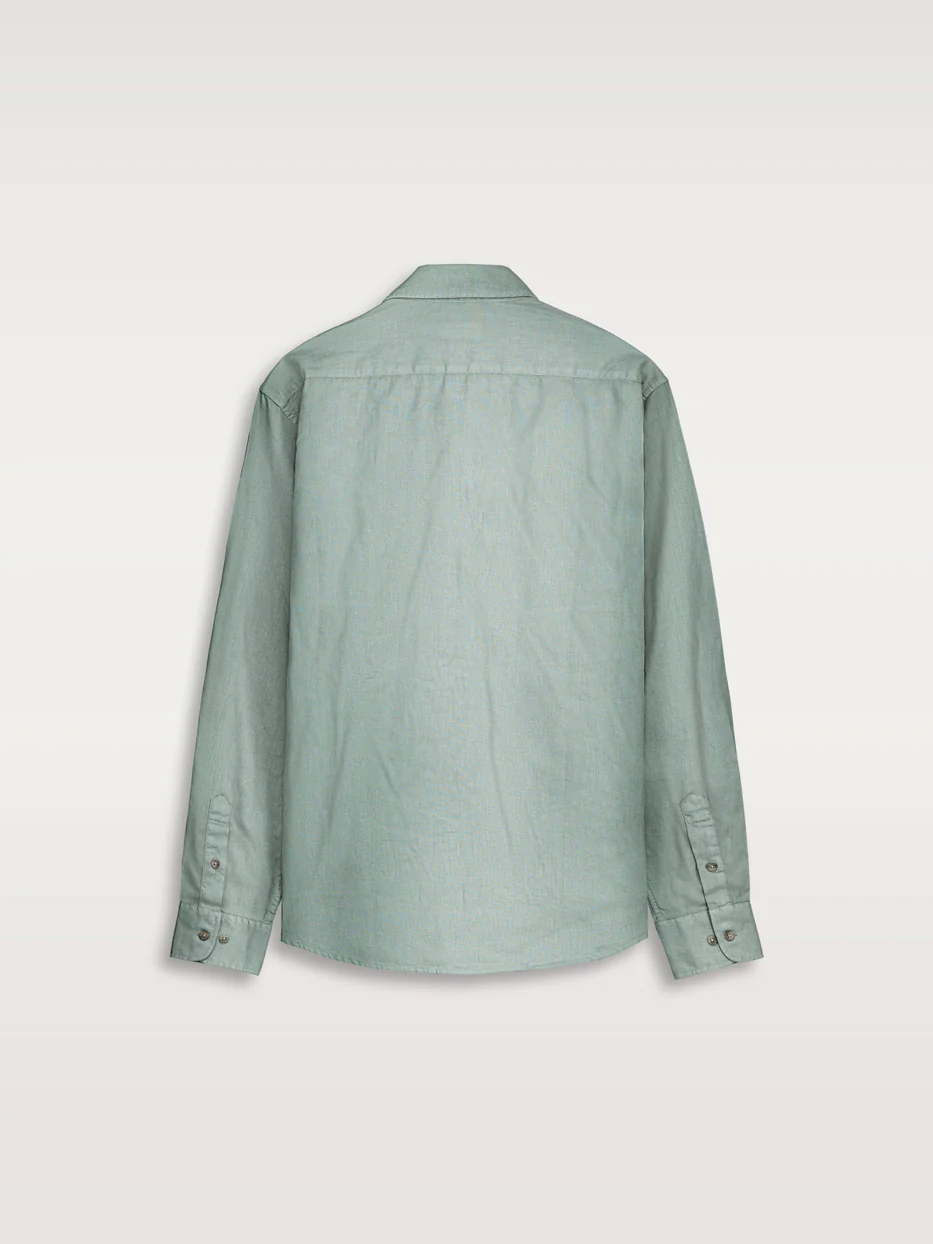 Camisa regular fit lino - Image 4