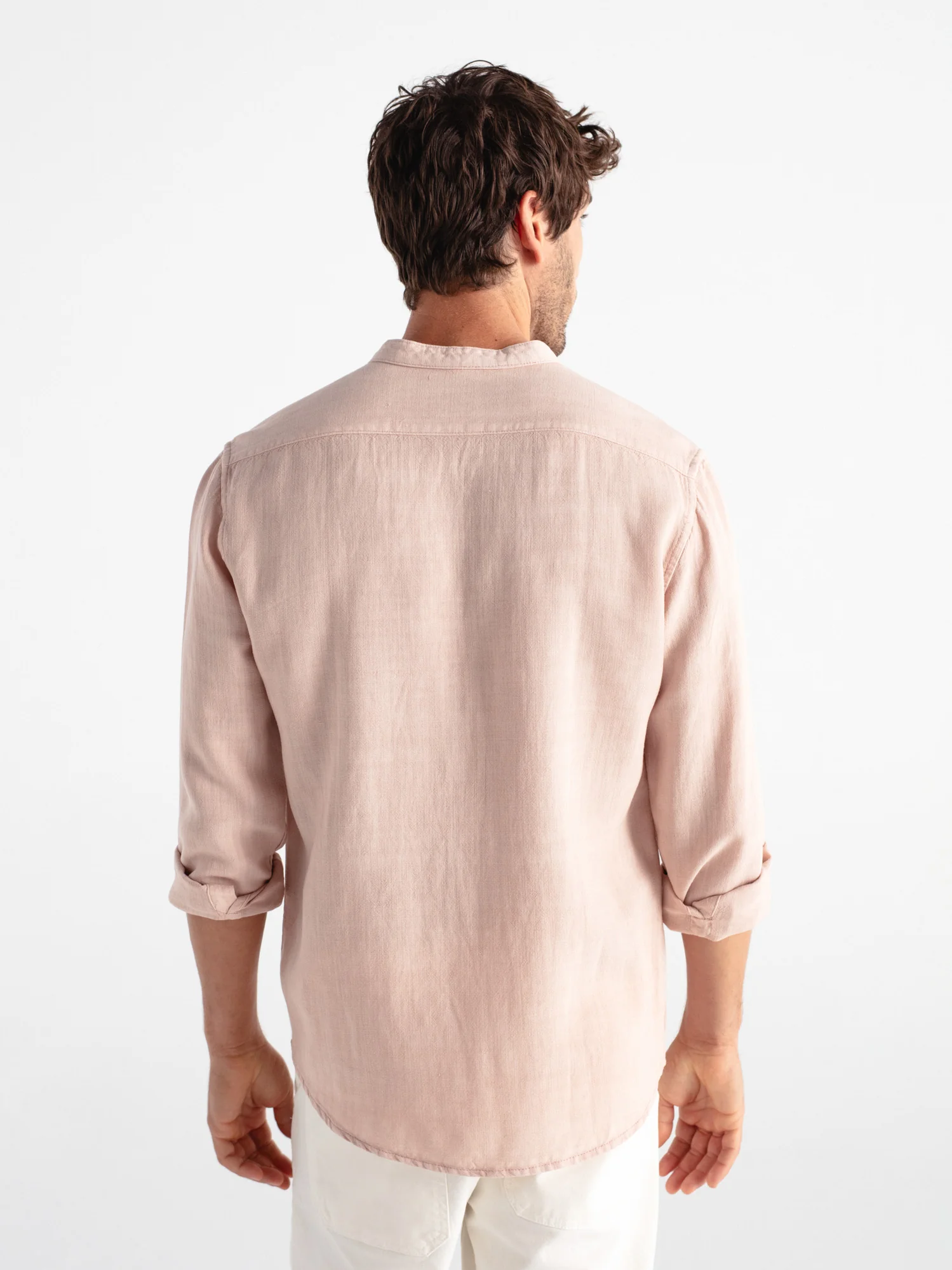 Camisa lino cuello mao - Image 4