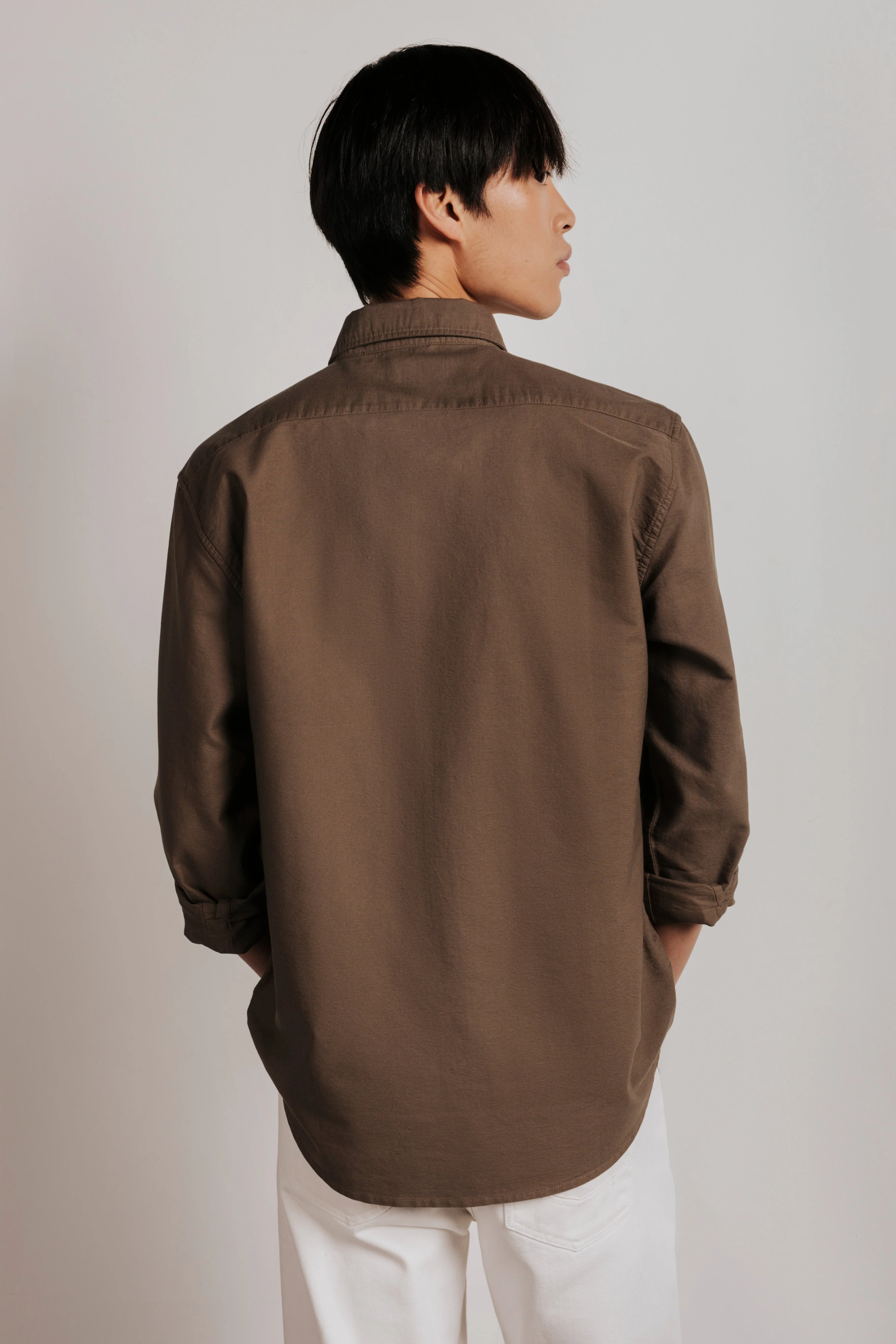 Camisa slim fit oxford algodón - Image 4