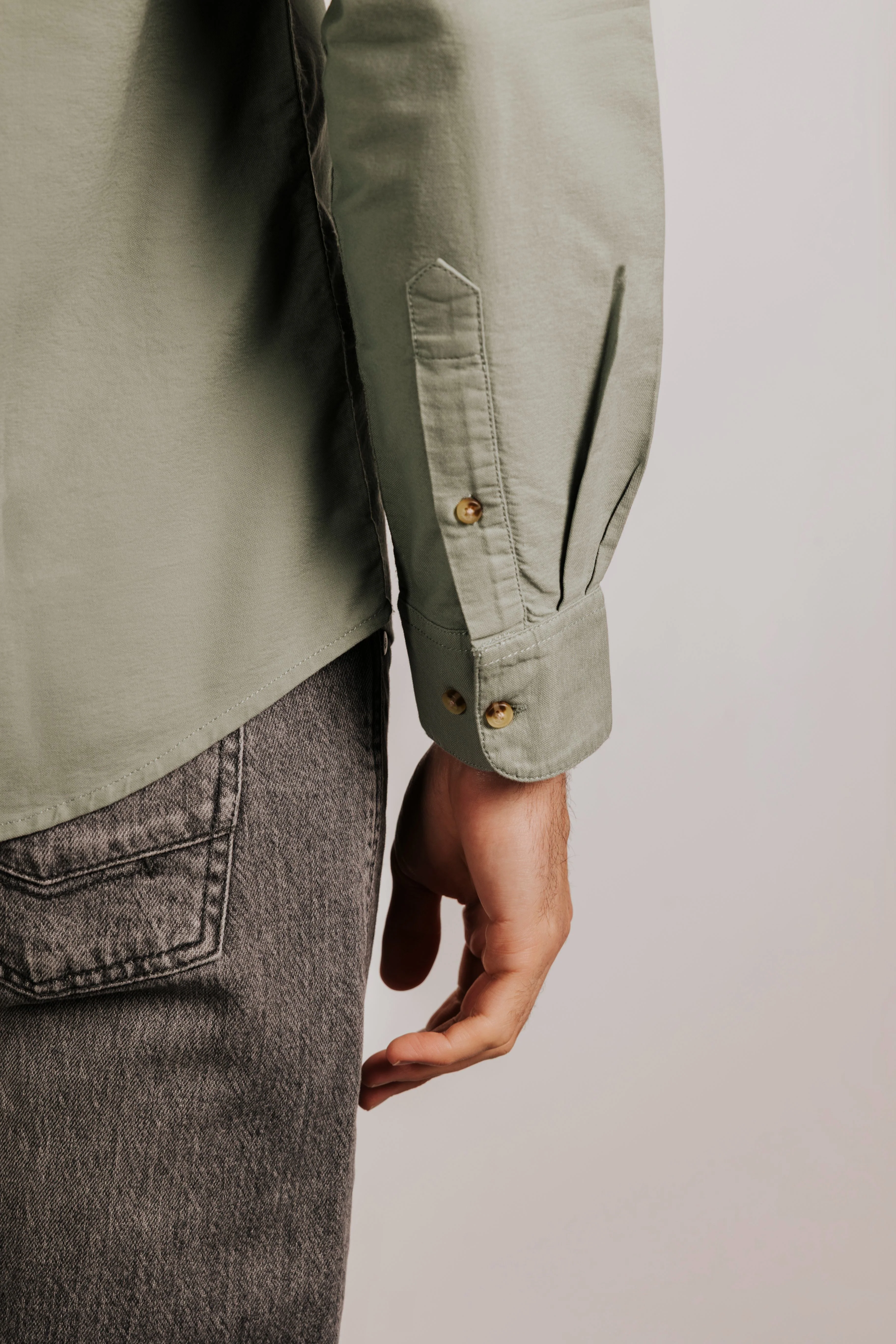 Camisa slim fit oxford algodón - Image 3