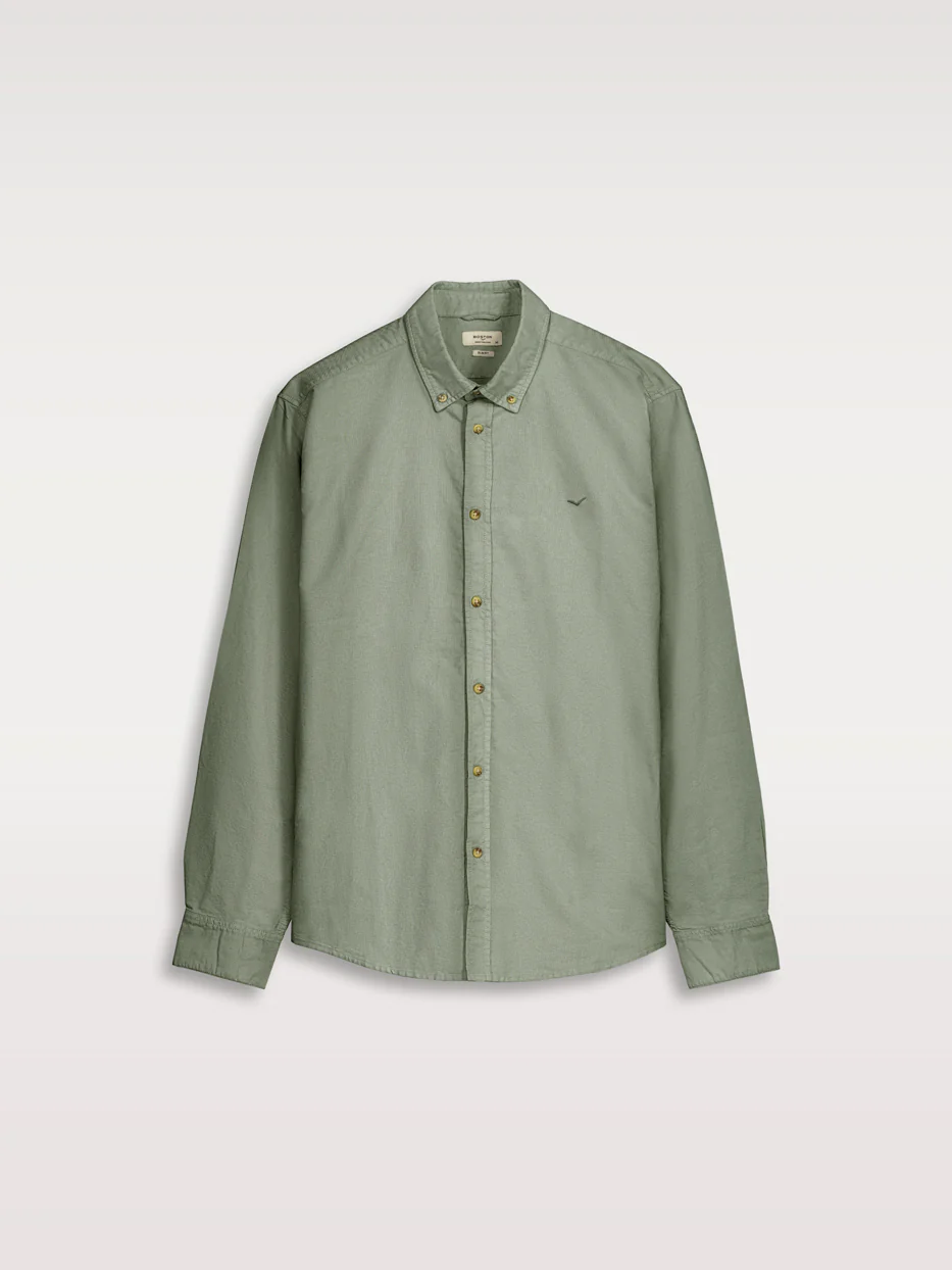 Camisa slim fit oxford algodón - Image 6