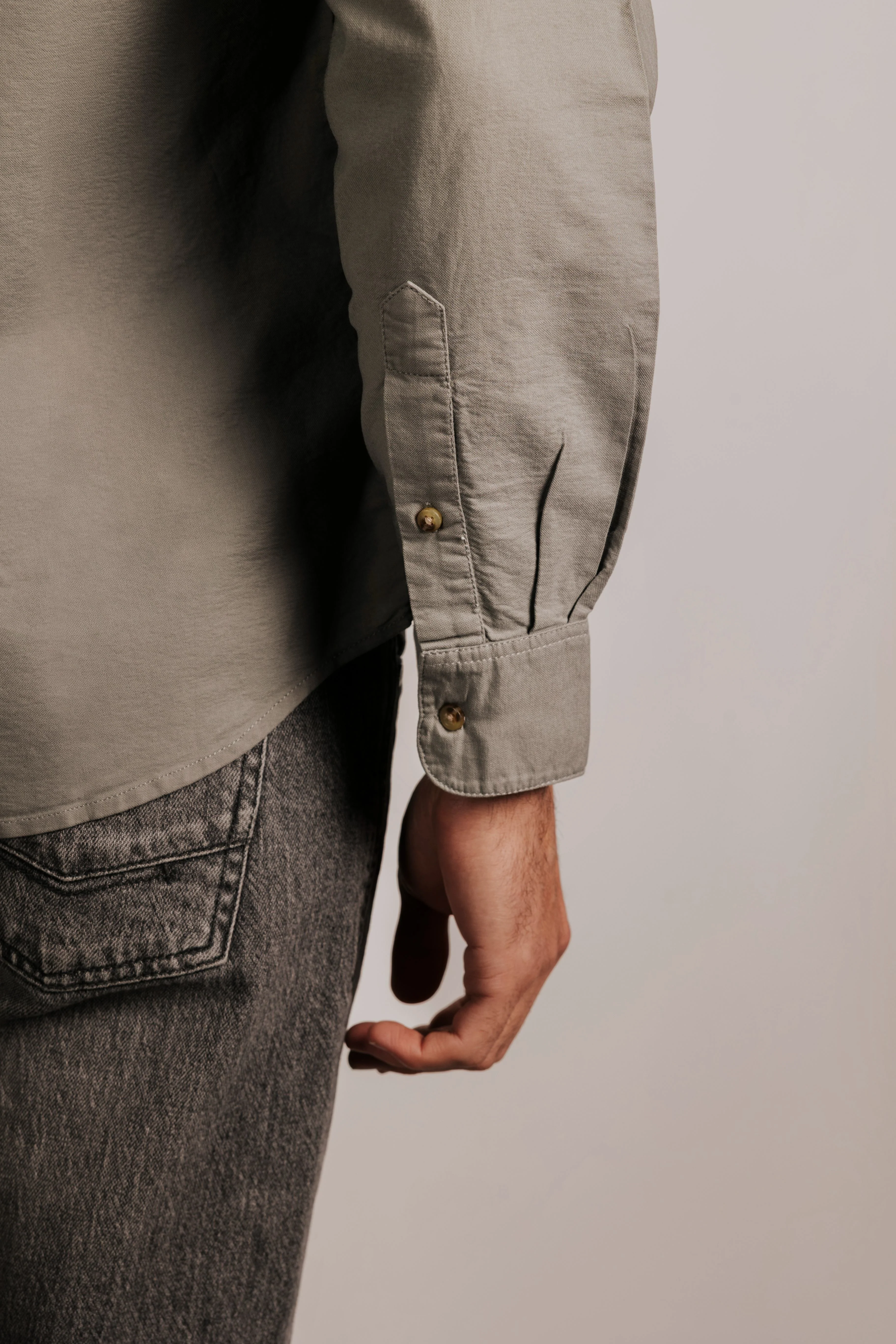 Camisa slim fit oxford algodón - Image 3