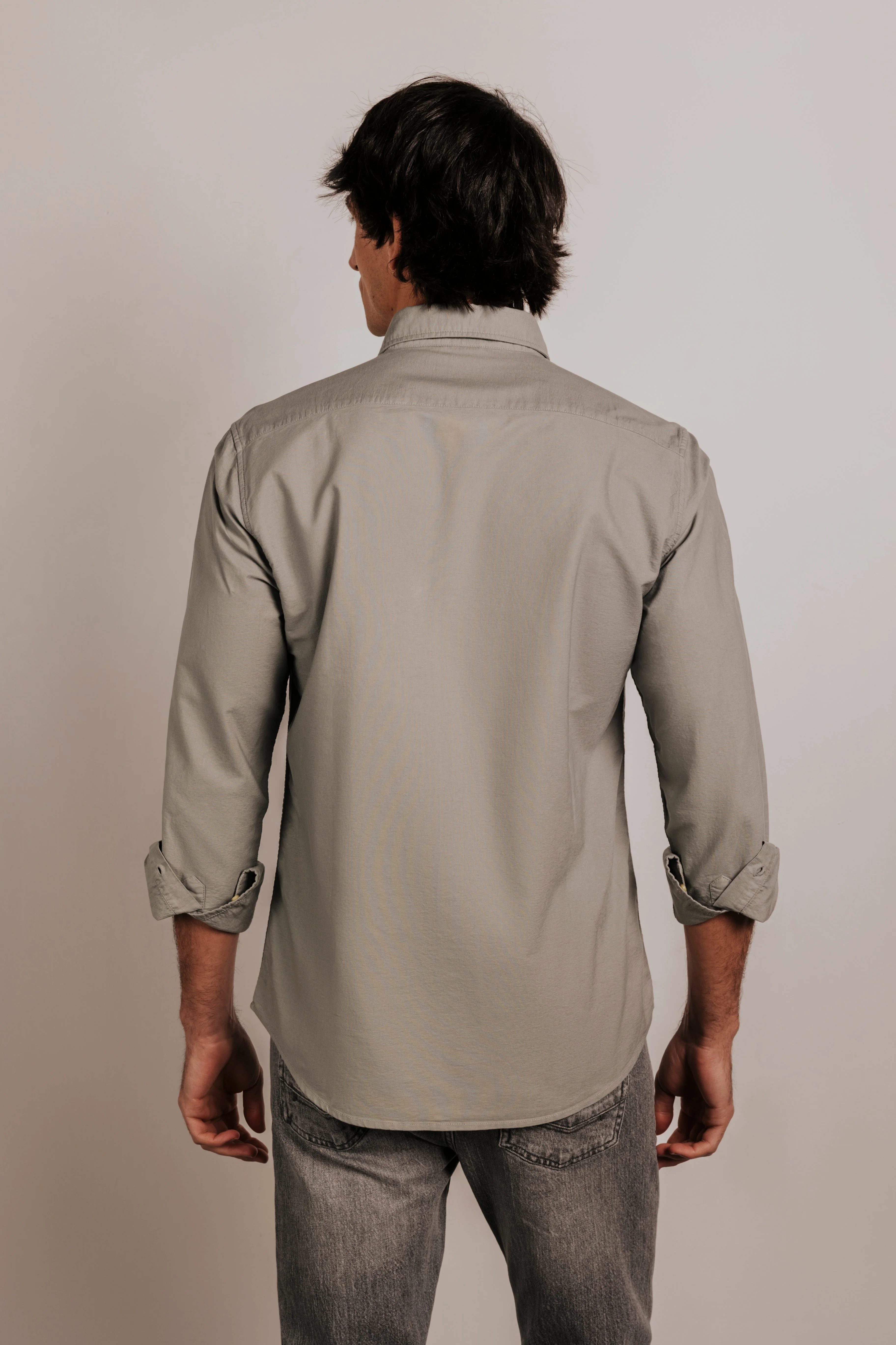 Camisa slim fit oxford algodón - Image 4