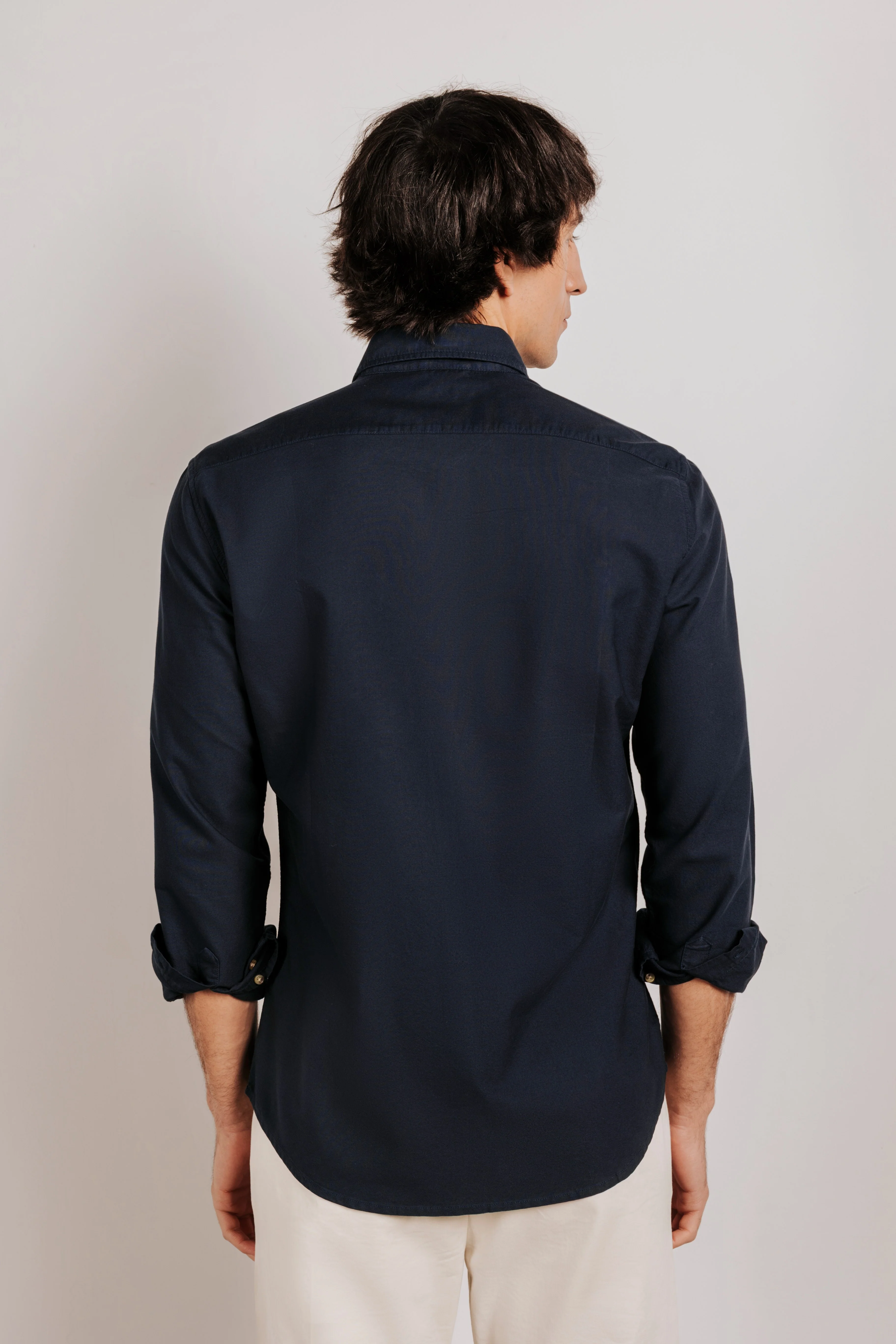 Camisa slim fit oxford algodón - Image 3