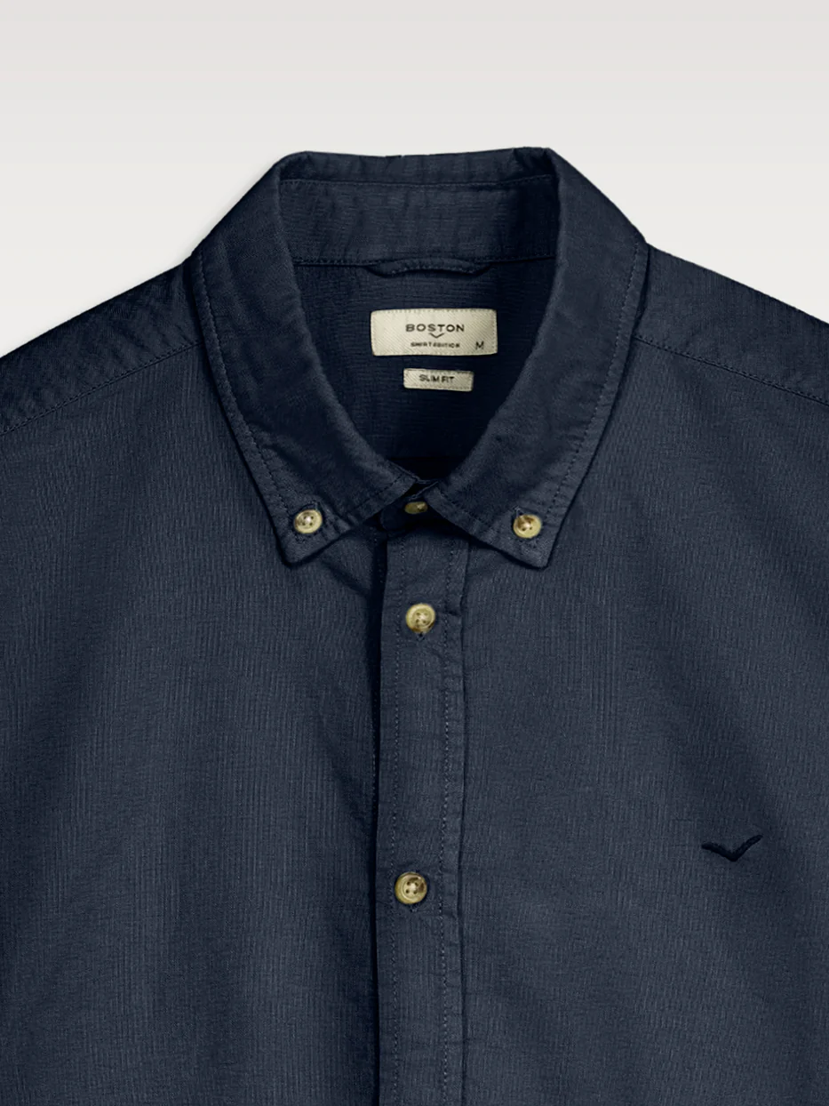 Camisa slim fit oxford algodón - Image 6