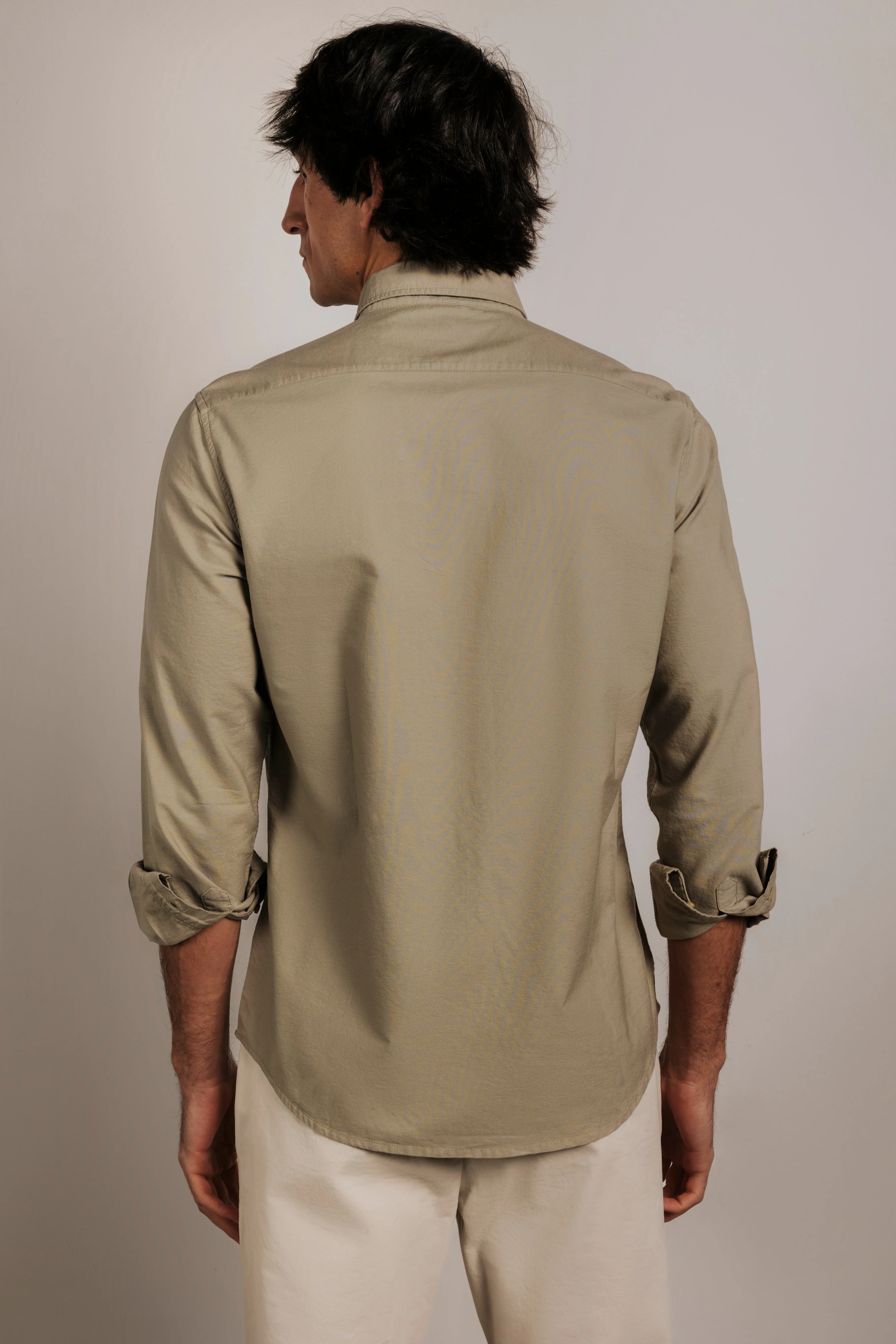 Camisa slim fit oxford algodón - Image 4