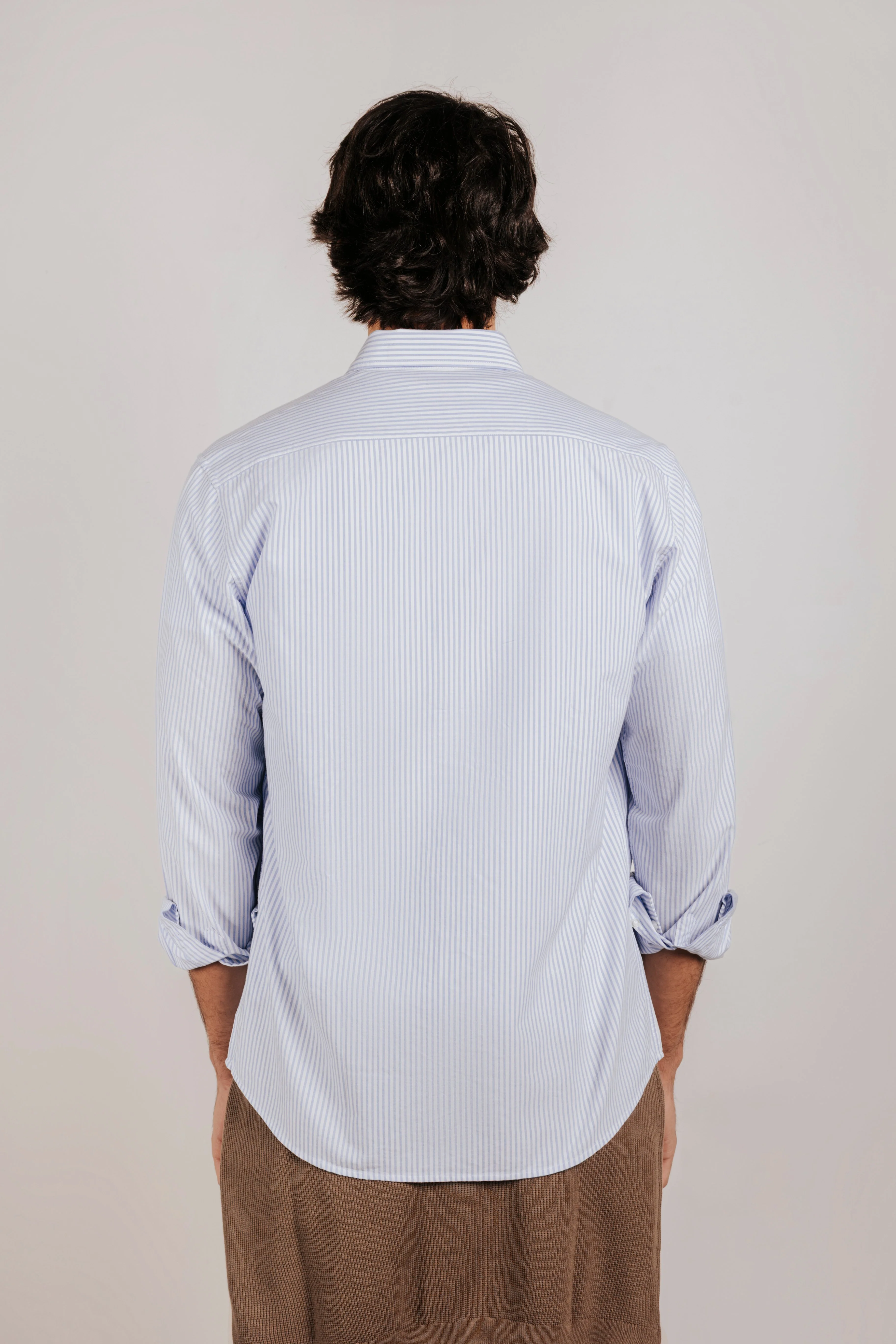 Camisa regular oxford rayas - Image 4