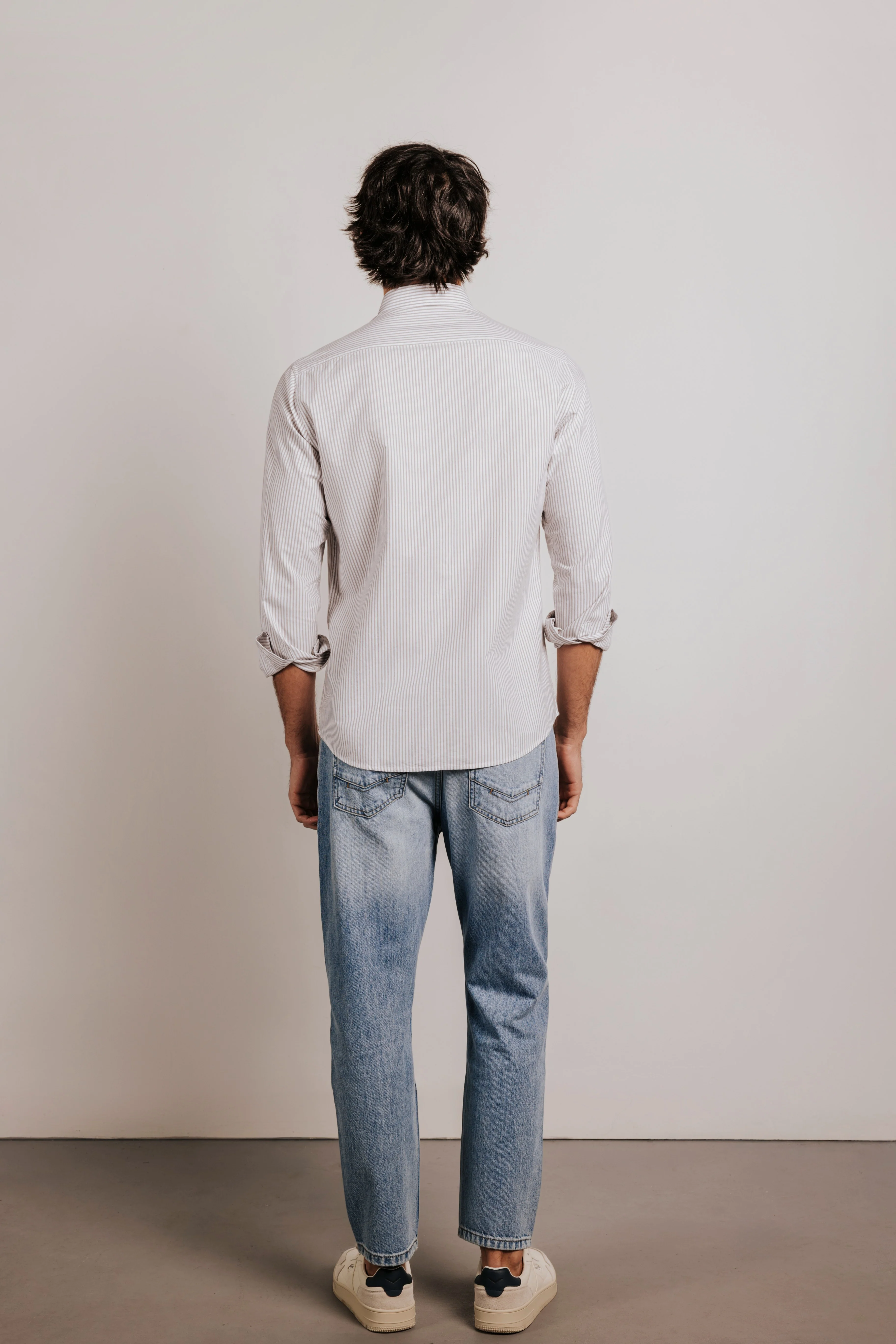 Camisa regular oxford rayas - Image 6