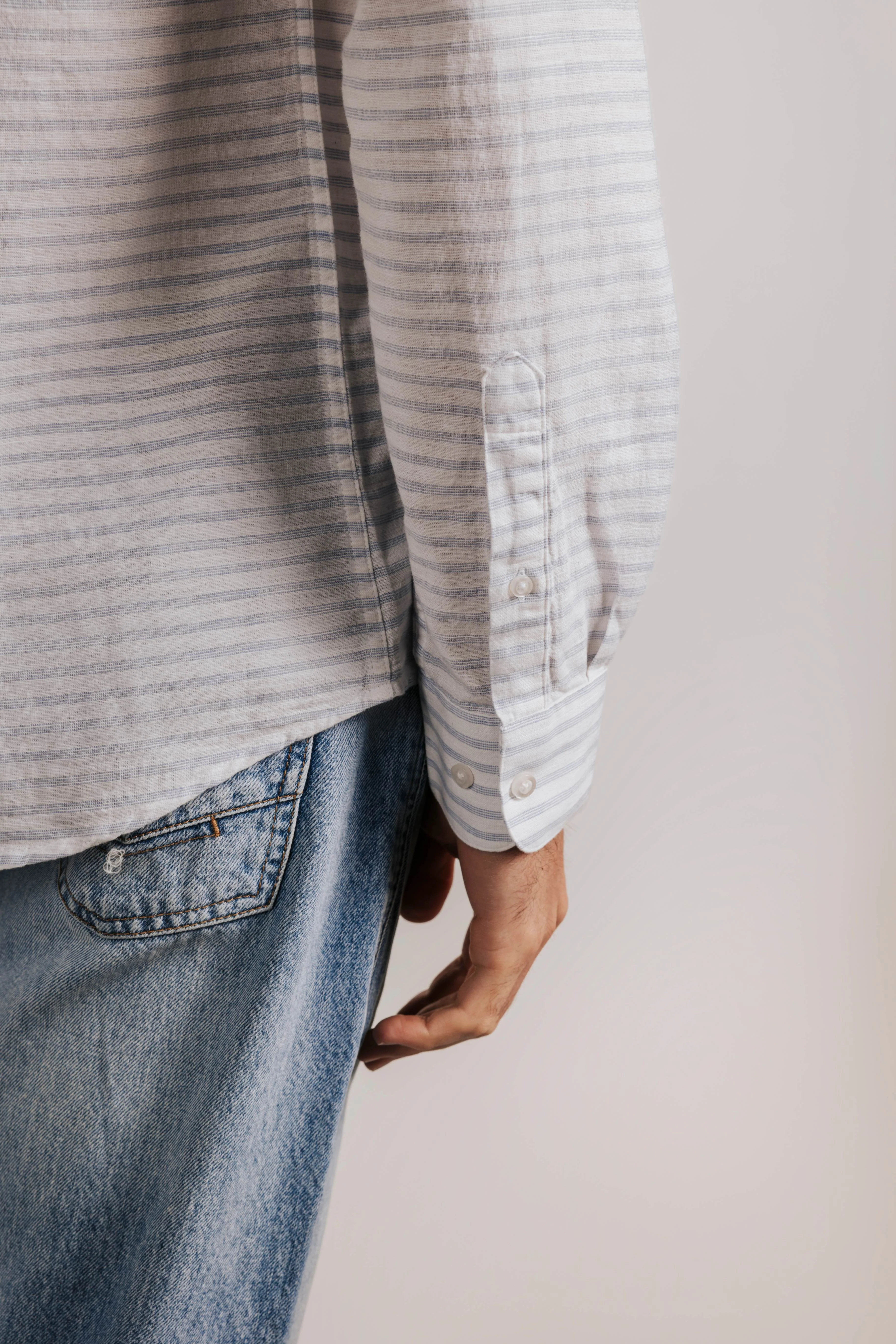 Camisa regular fit rayas horizontal - Image 3