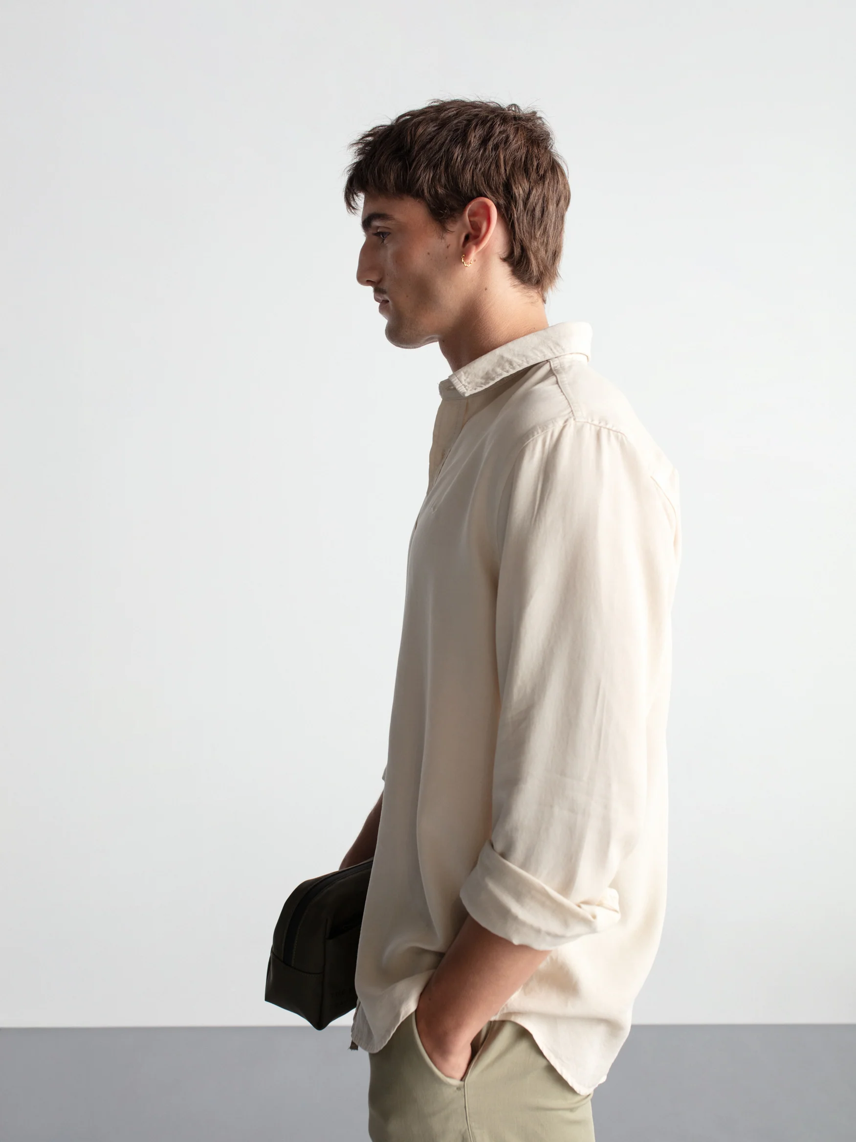 Camisa regular fit fluida - Image 5