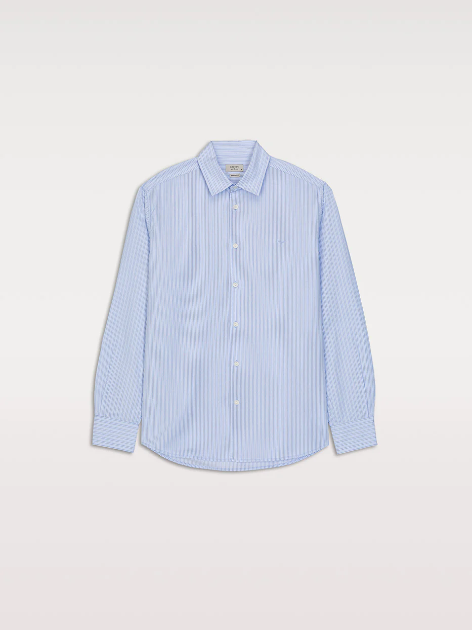 Camisa relaxed fit rayas - Image 6