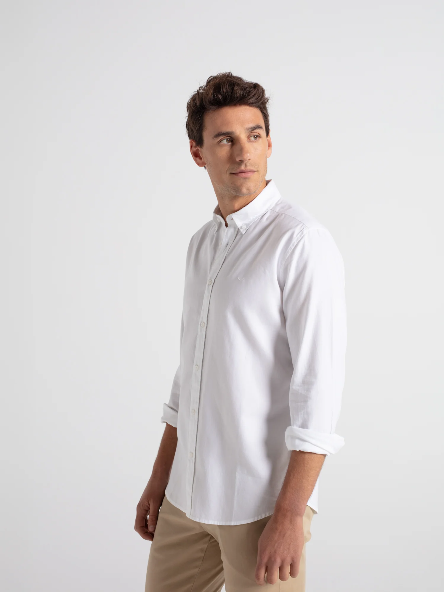 Camisa slim oxford algodón - Image 3