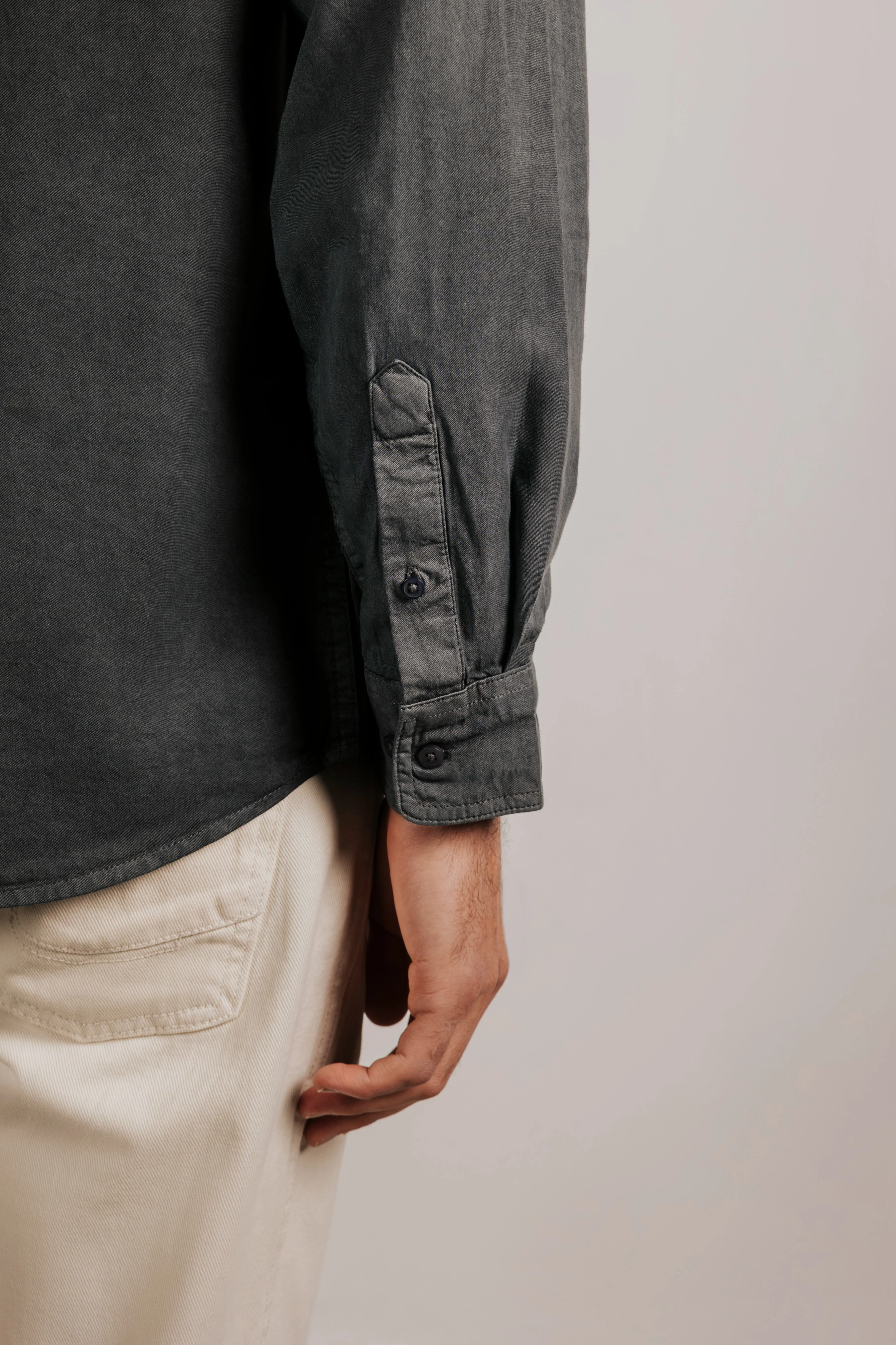 Camisa regular fit tencel - Image 3