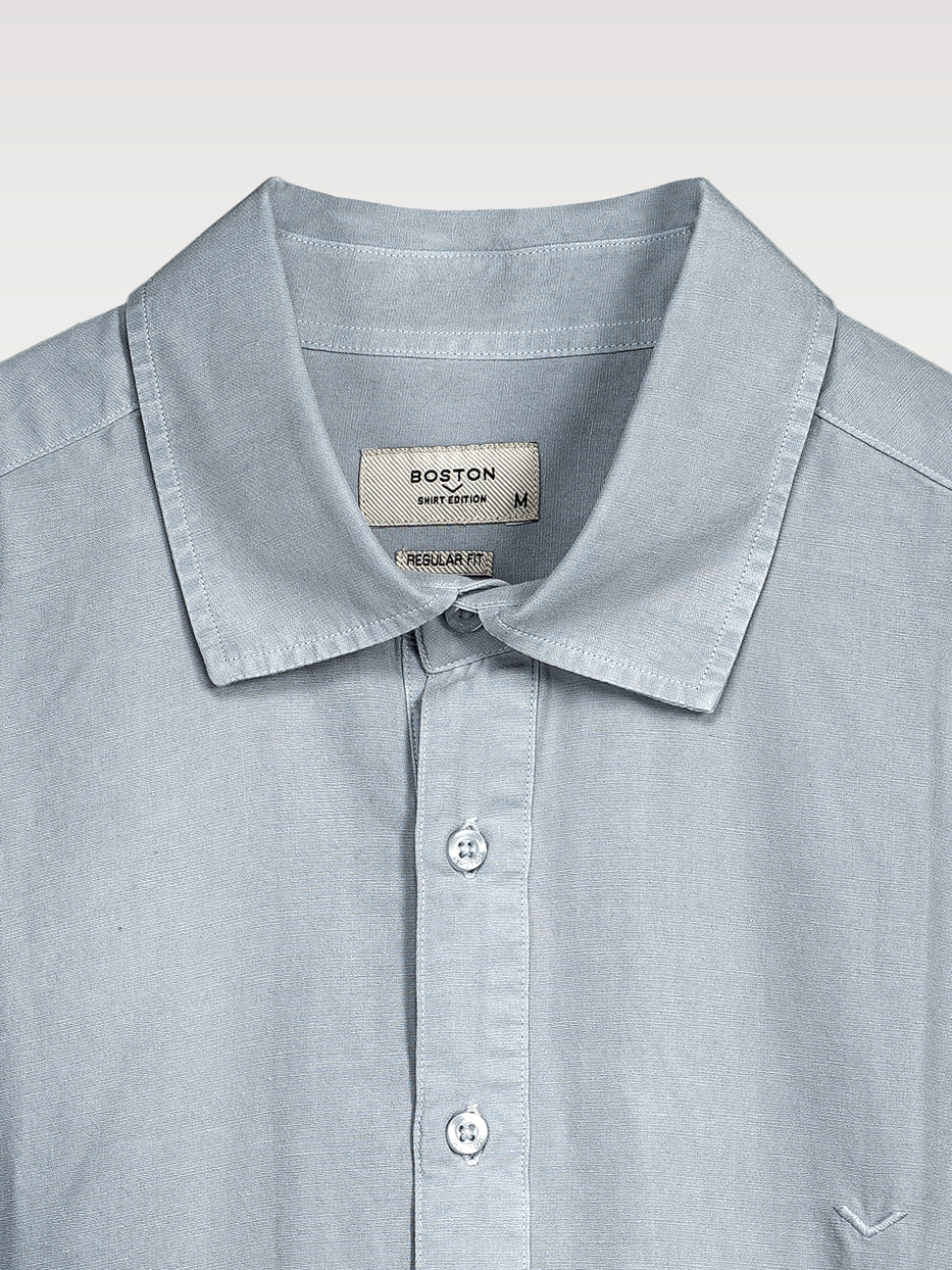 Camisa regular fit tencel polera - Image 3