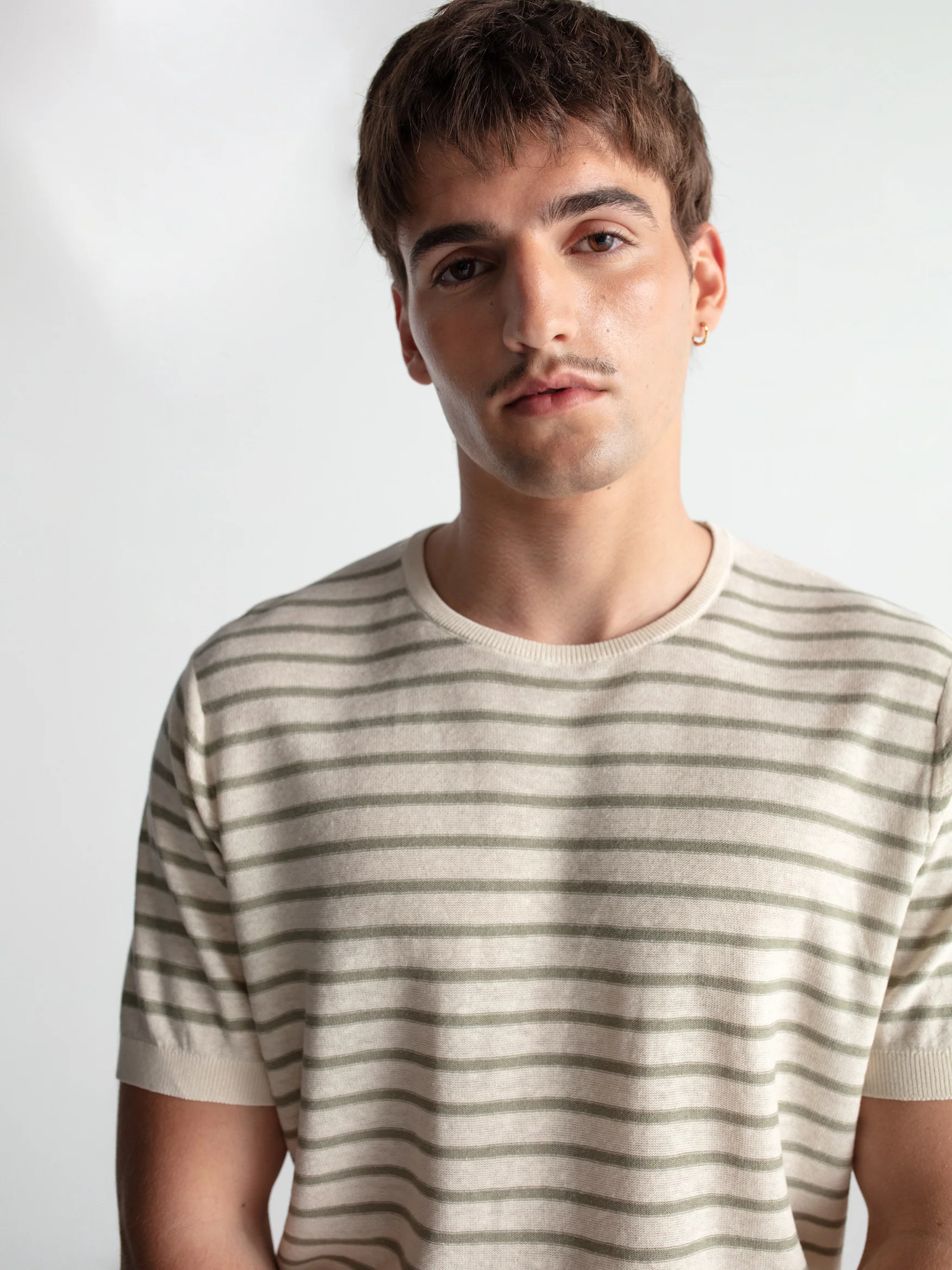 Camiseta con lino rayas - Image 5