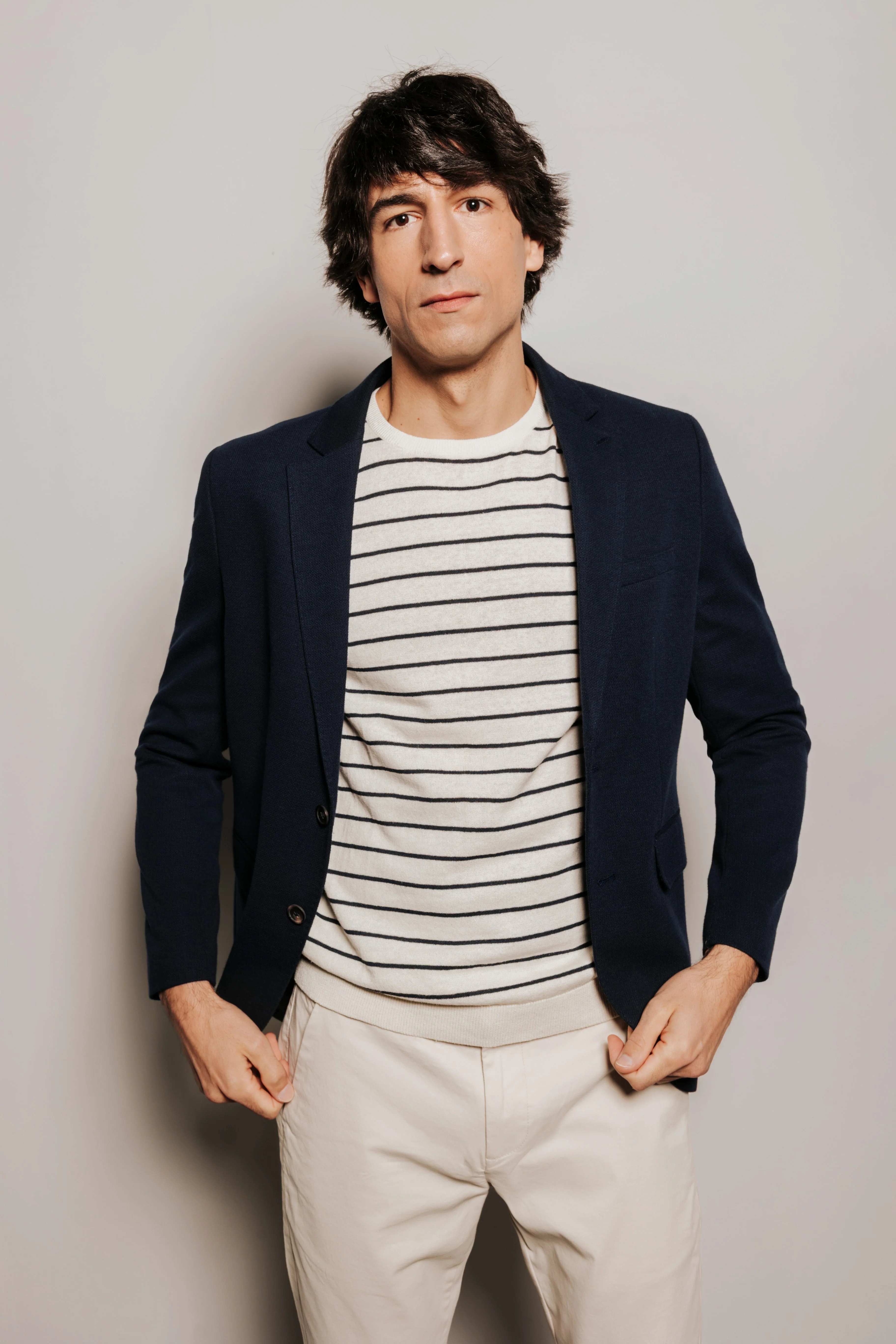 Camiseta con lino rayas - Image 4