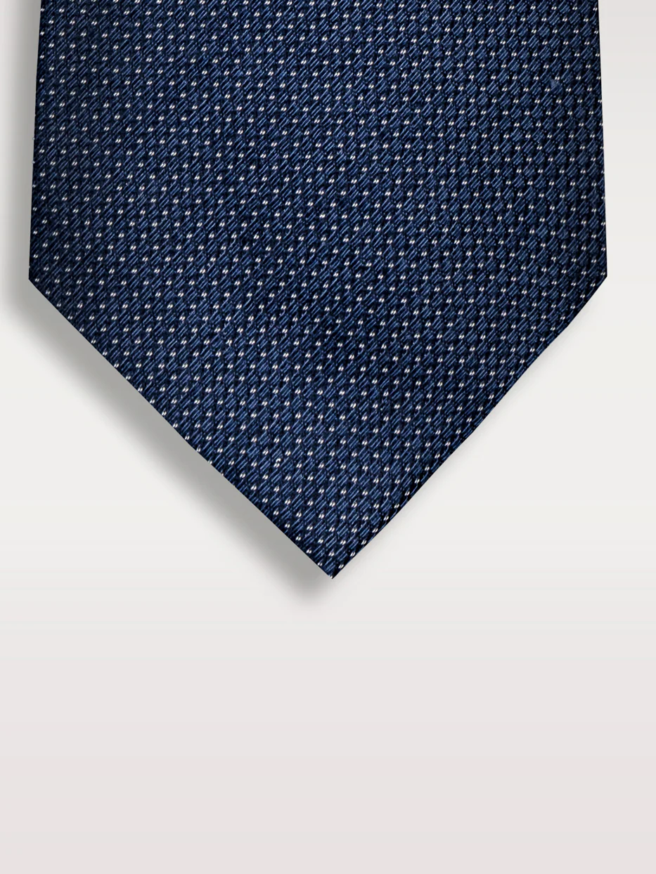 Corbata con seda motivos geométricos - Image 3