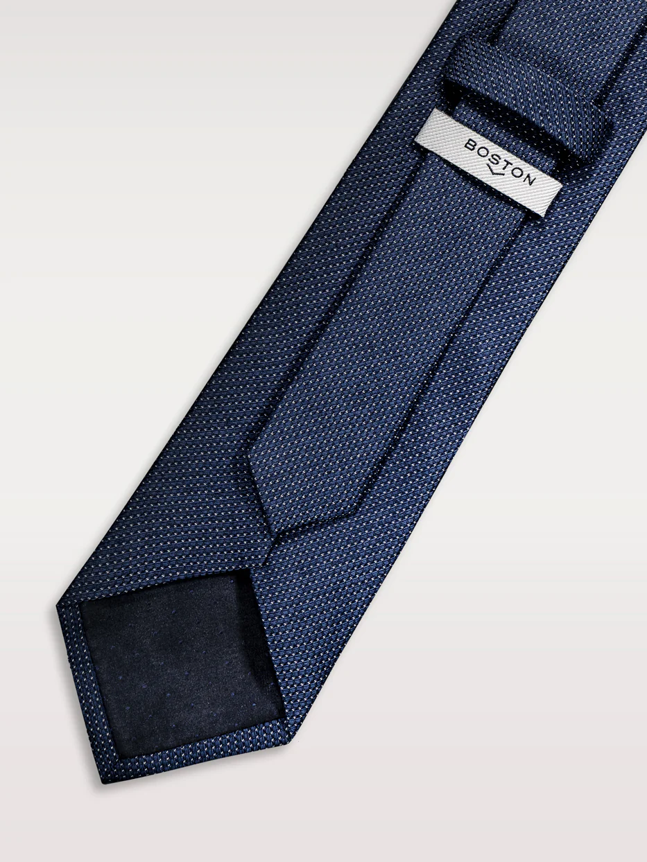 Corbata con seda motivos geométricos - Image 4