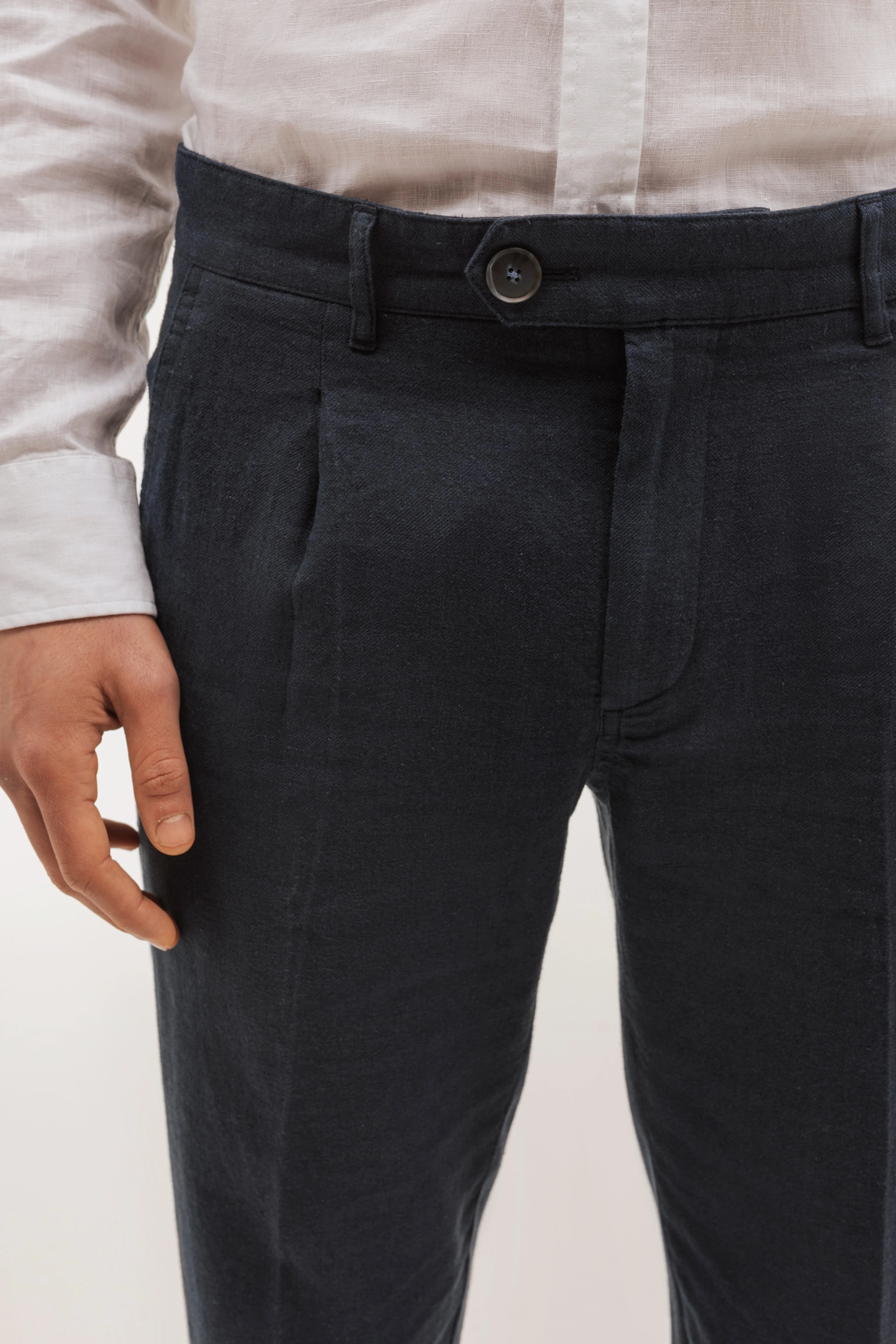 Pantalón smart chino lino - Image 3
